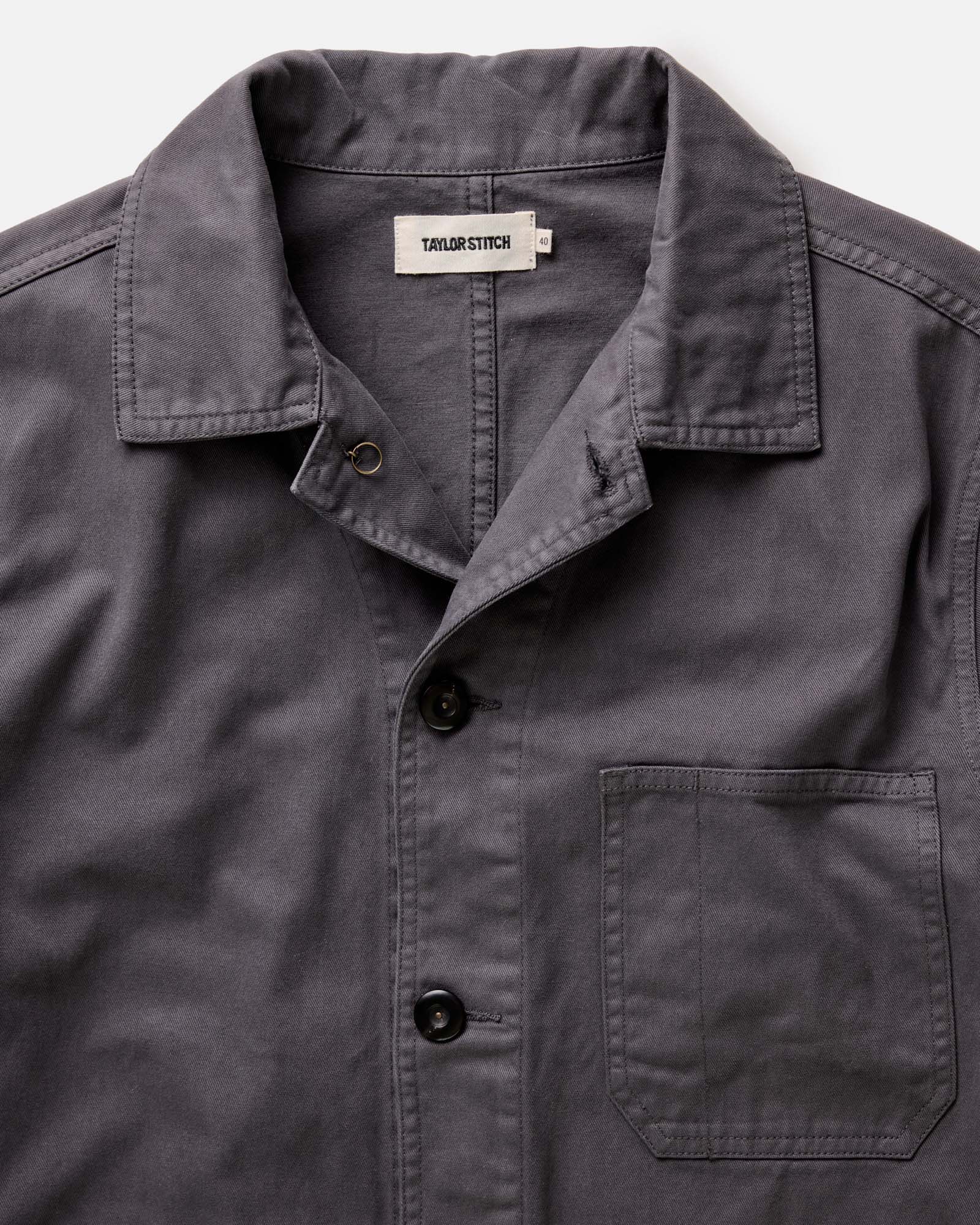 The Ojai Jacket in Organic Charcoal Foundation Twill | Modern Menswear by yycbvcnbmmnbm
