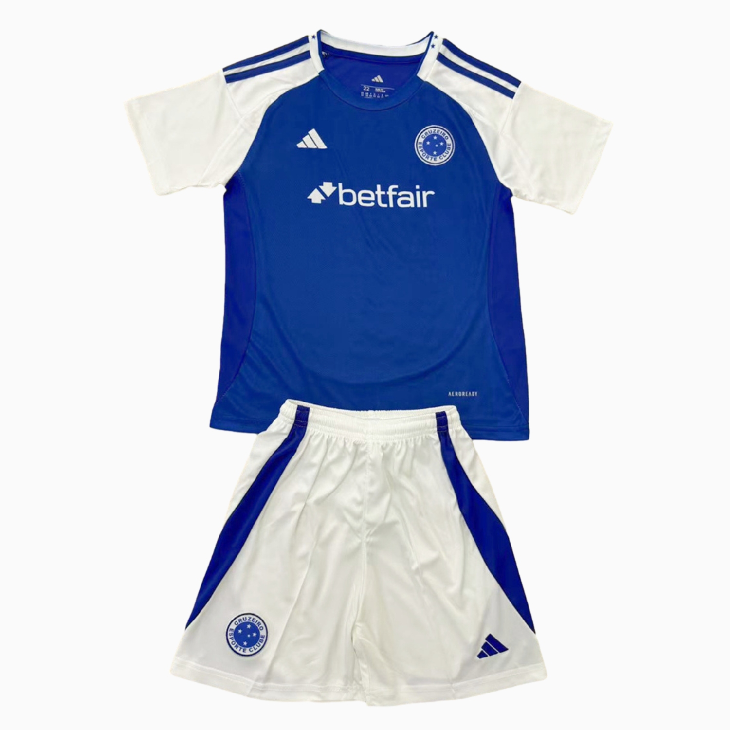 AlphaJersey-Cruzeiro 25-26 Home Kids Kit