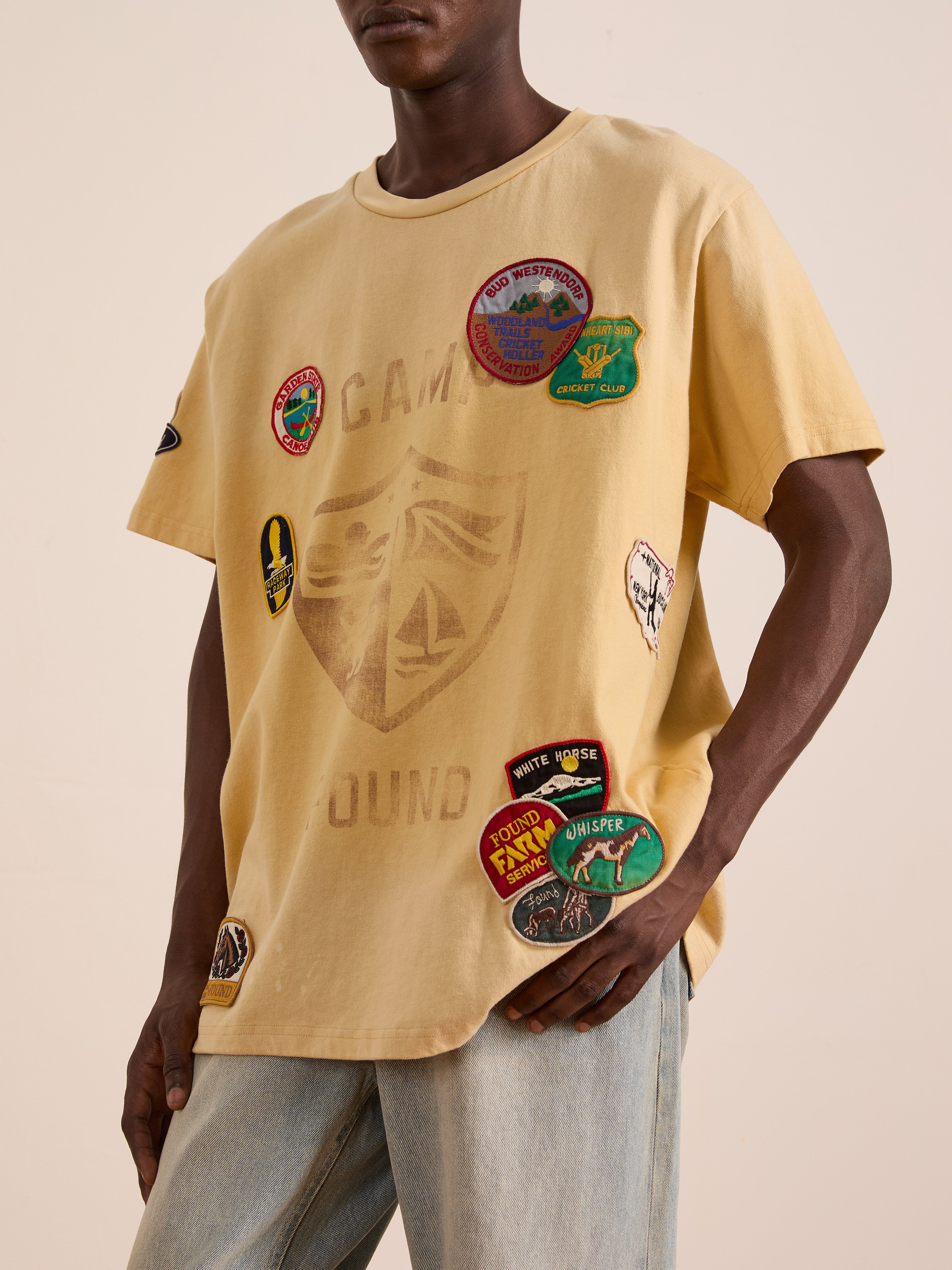 Patchwork Camp Tee | Modern Menswear by yycbvcnbmmnbm
