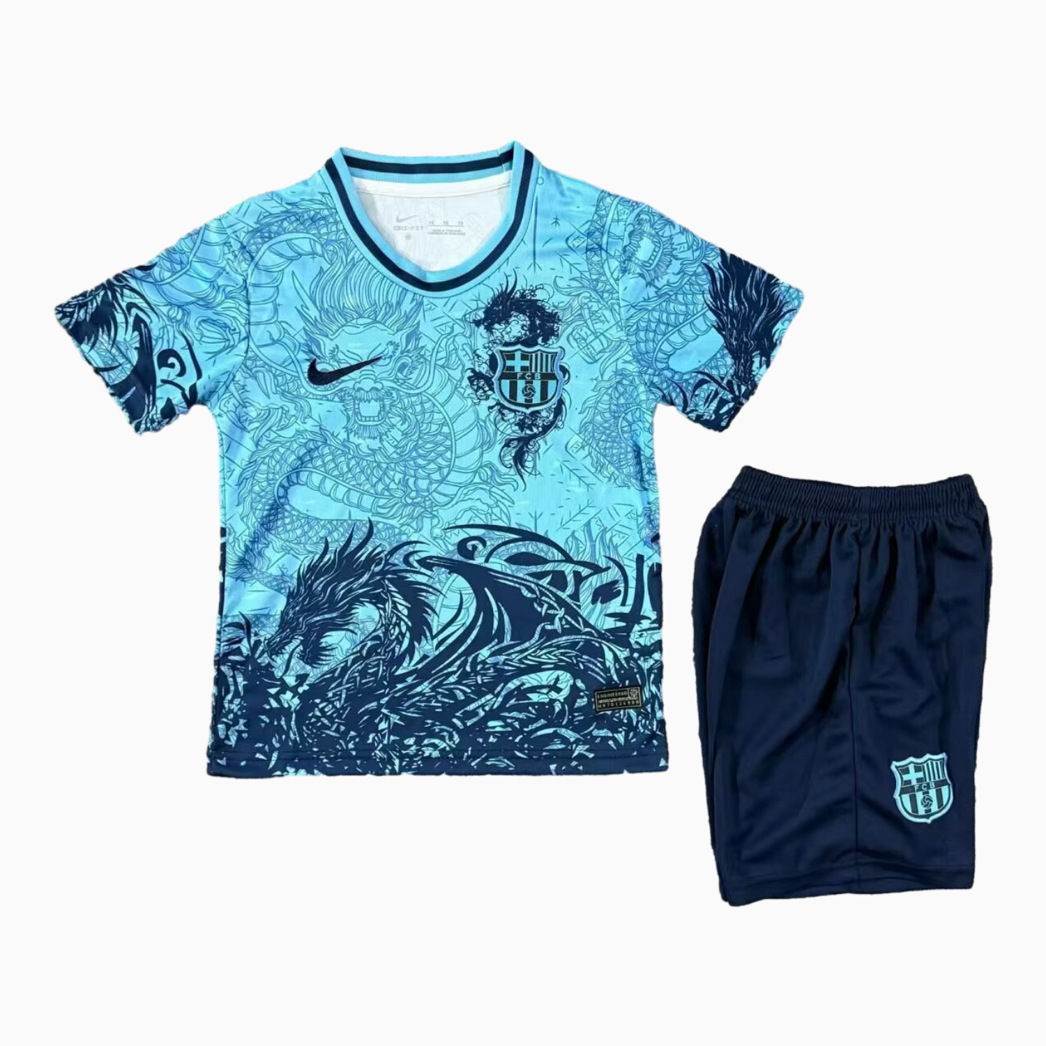 AlphaJersey-Barcelona 25-26 Blue Dragon Special Kids Kit