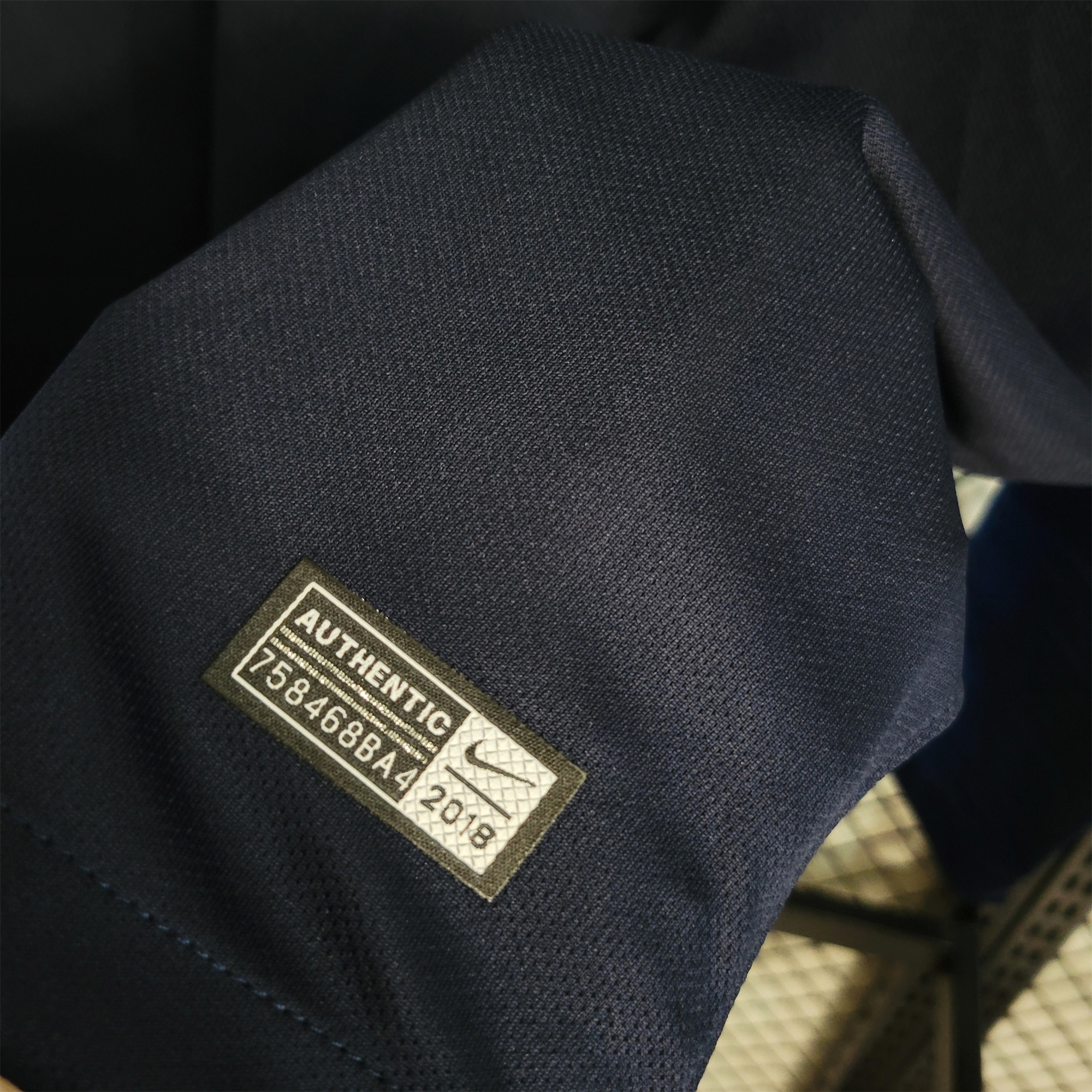 AlphaJersey-Retro France 2018 Home Stadium Long Sleeve Jersey