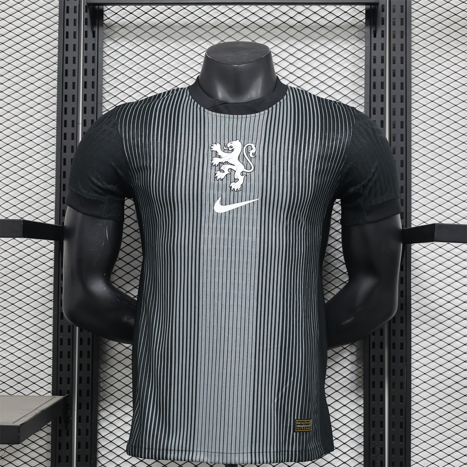 AlphaJersey-Netherlands 2025-26 Black Goalkeeper Jersey - Player Version
