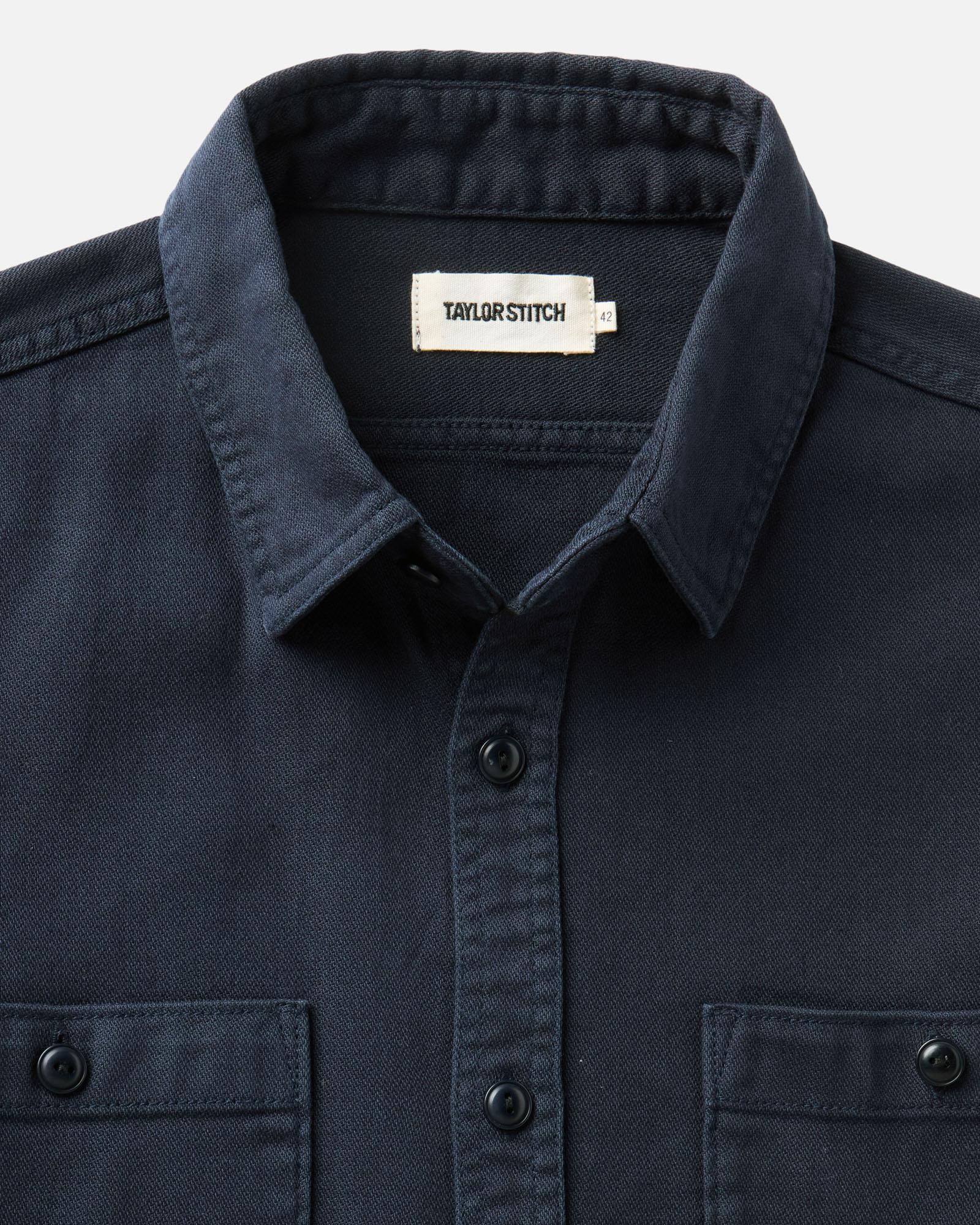 The Dispatch Shirt in Navy Broken Twill | Modern Menswear by yycbvcnbmmnbm