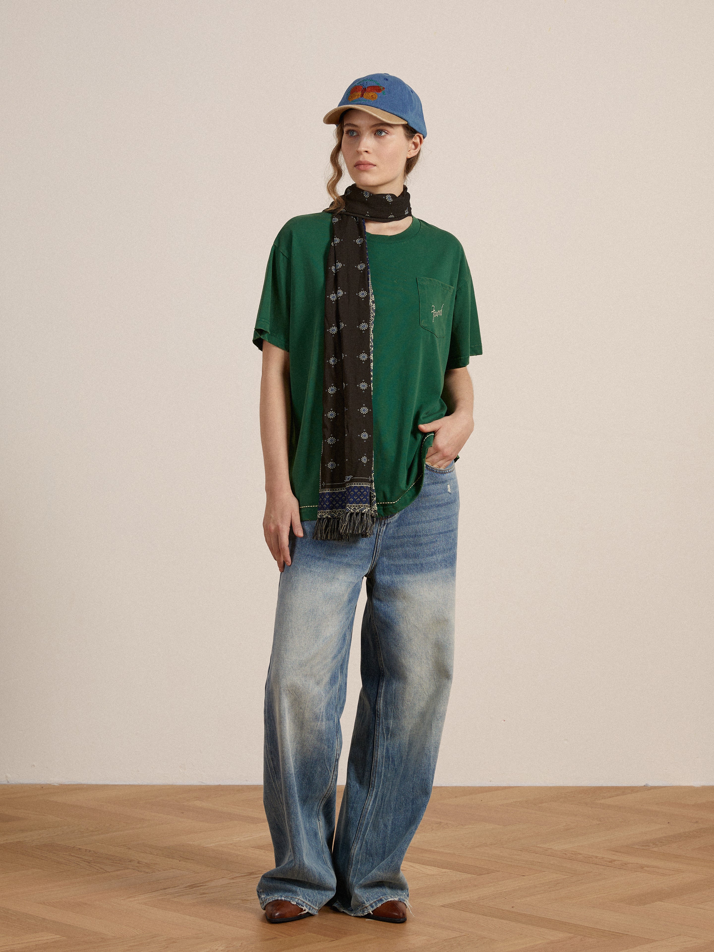 Embroidered Logo Tee | Modern Menswear by yycbvcnbmmnbm