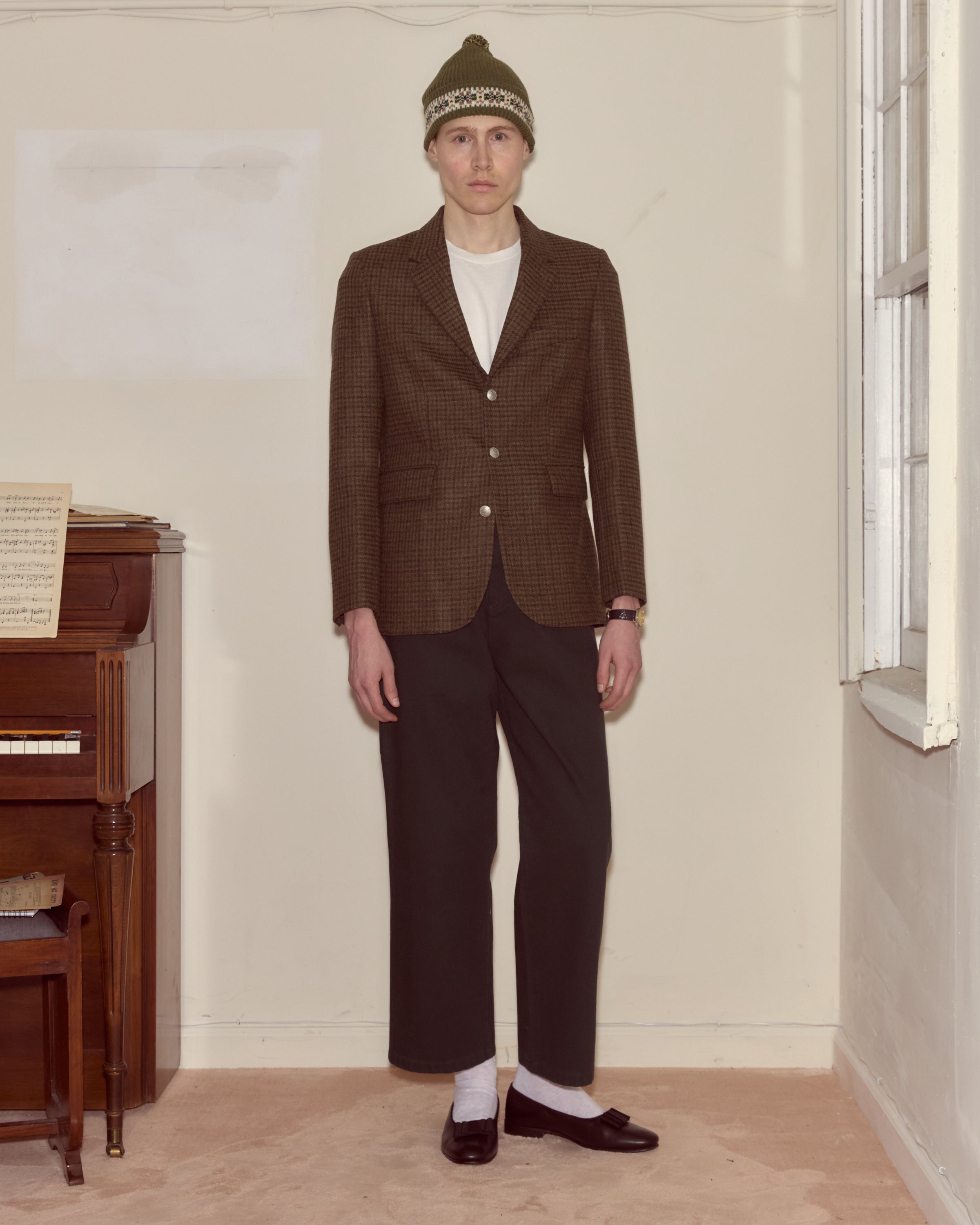 Morris Houndstooth Suit Jacket | Modern Menswear by yycbvcnbmmnbm