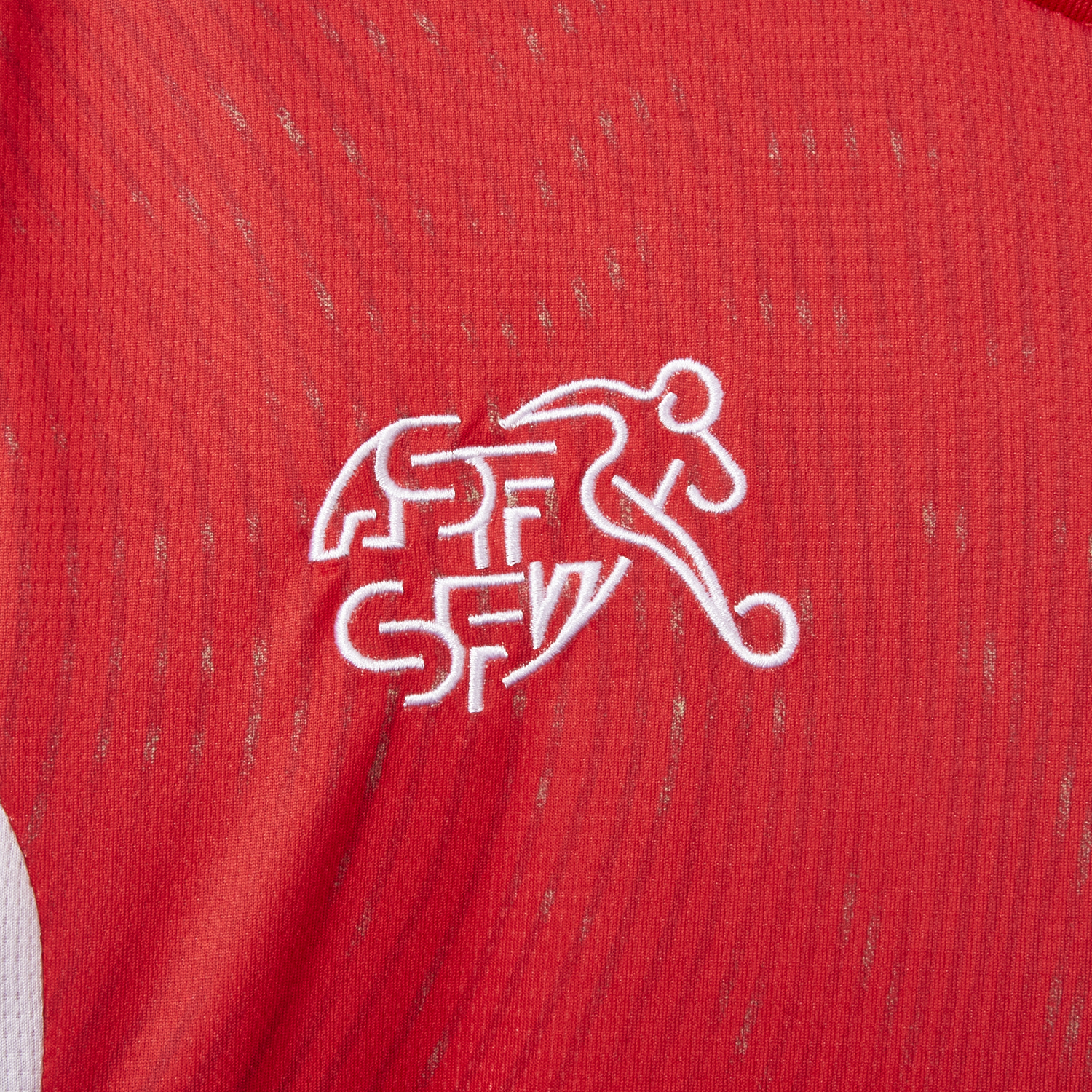 AlphaJersey-Switzerland 2026 Home Red Jersey - Fans Version