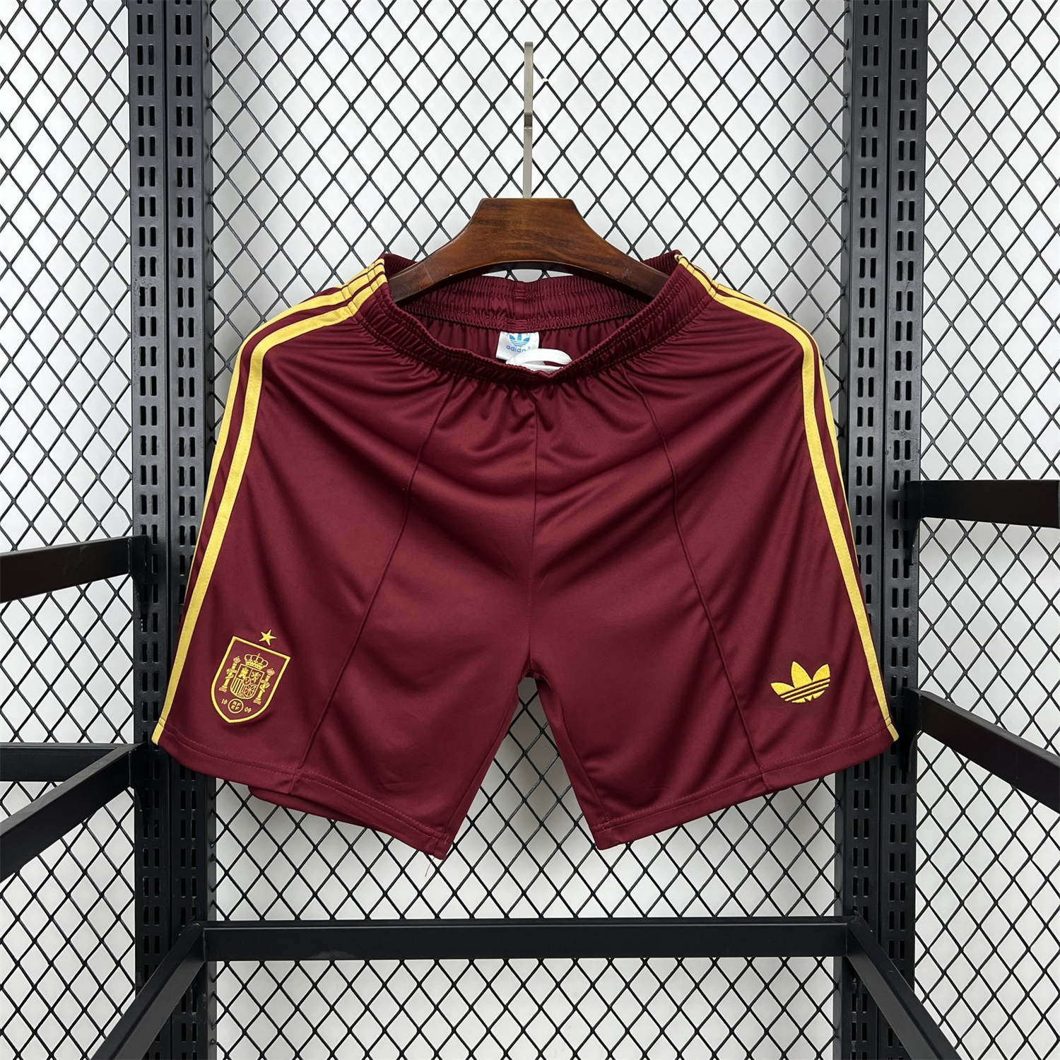 AlphaJersey-Spain 2026 Away Red Shorts - Fans Version