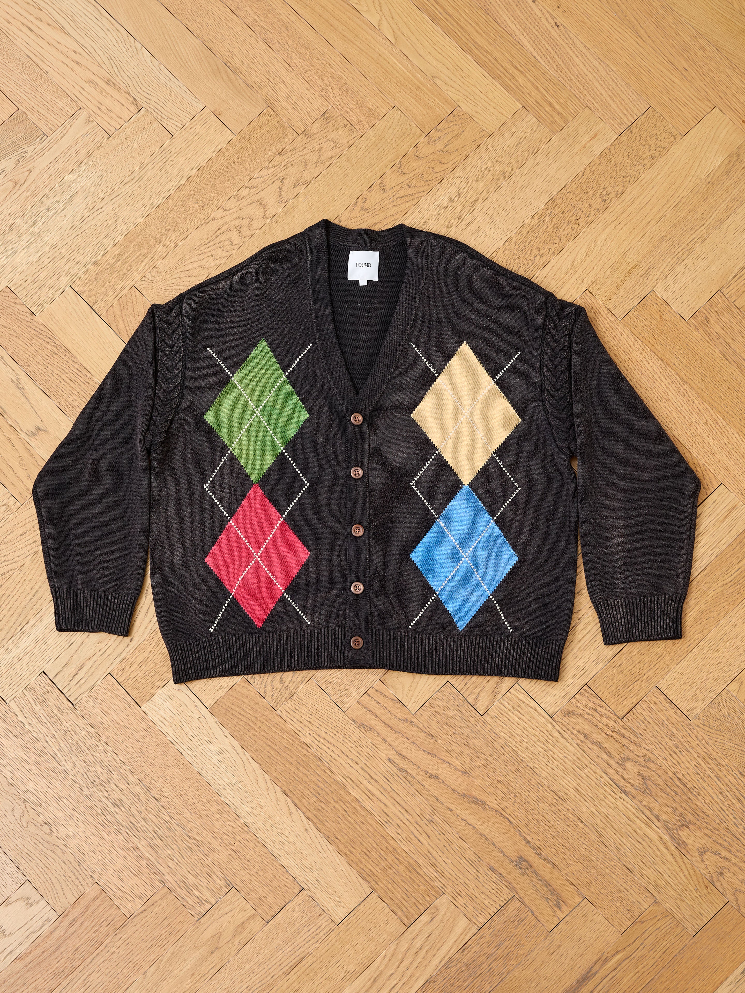 Argyle Knit Cardigan | Modern Menswear by yycbvcnbmmnbm