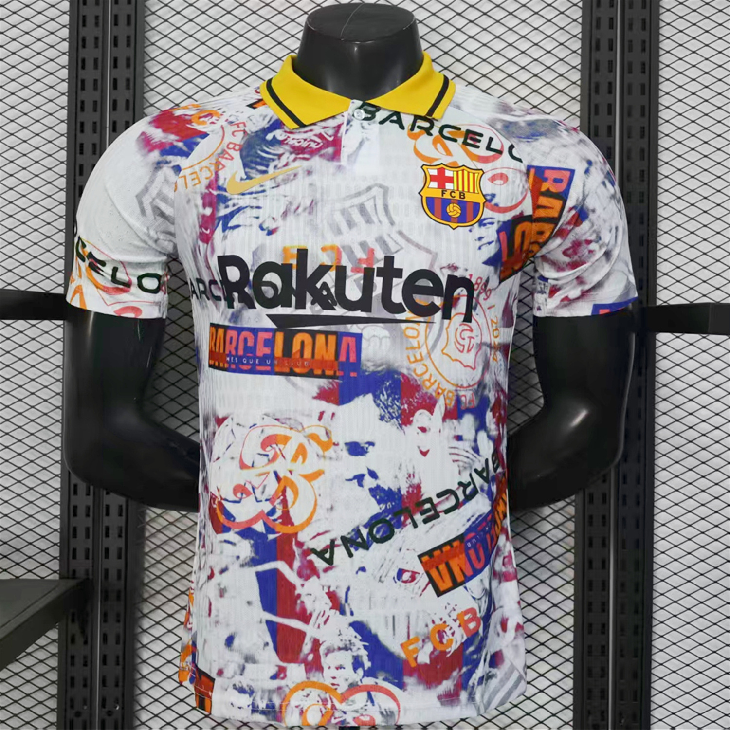 AlphaJersey-Barcelona 25-26 Team Logo Collection POLO Colorful Special Jersey - Player Version