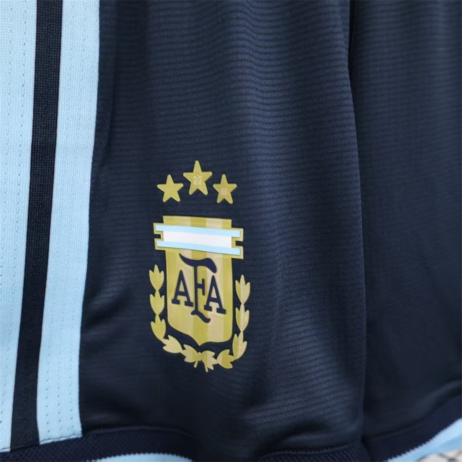 AlphaJersey-Argentina 2026 Blue Shorts - Player Version