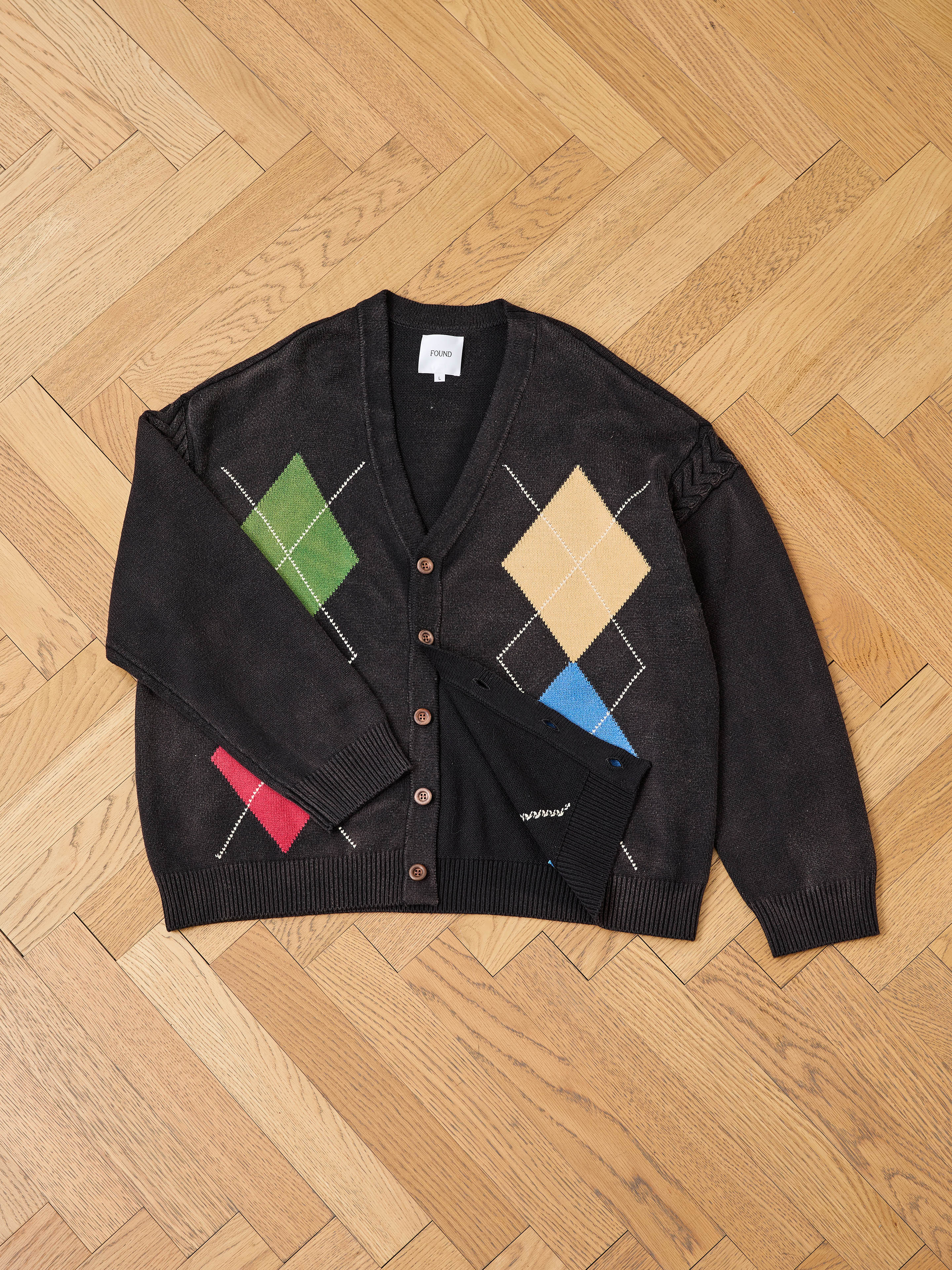 Argyle Knit Cardigan | Modern Menswear by yycbvcnbmmnbm