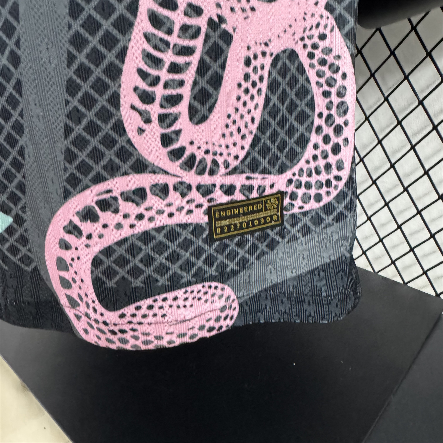 AlphaJersey-Inter Milan 25-26 Pink Snake Special Black Jersey - Player Version