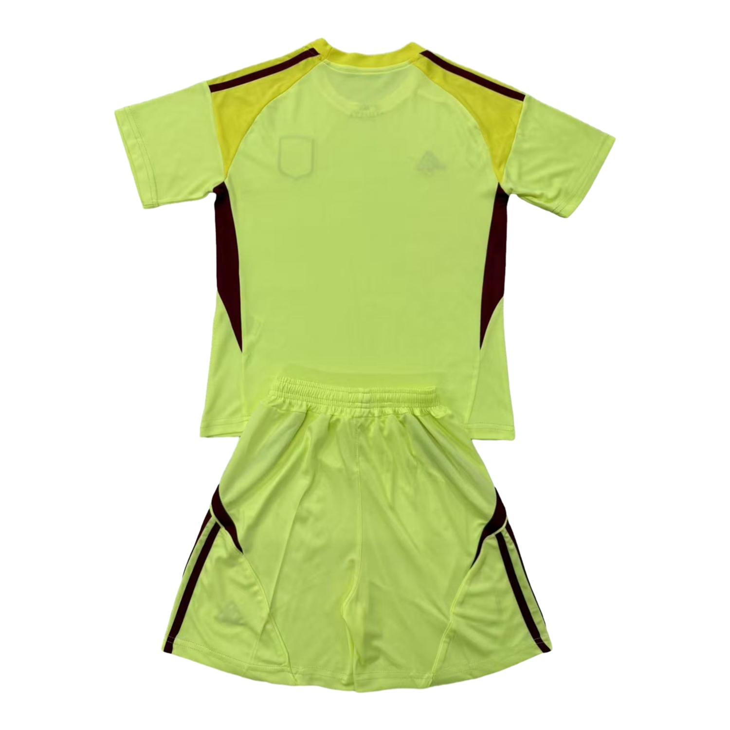 AlphaJersey-Aston Villa 25-26 Yellow Goalkeeper Men's Adult Jersey Set - Fans Version