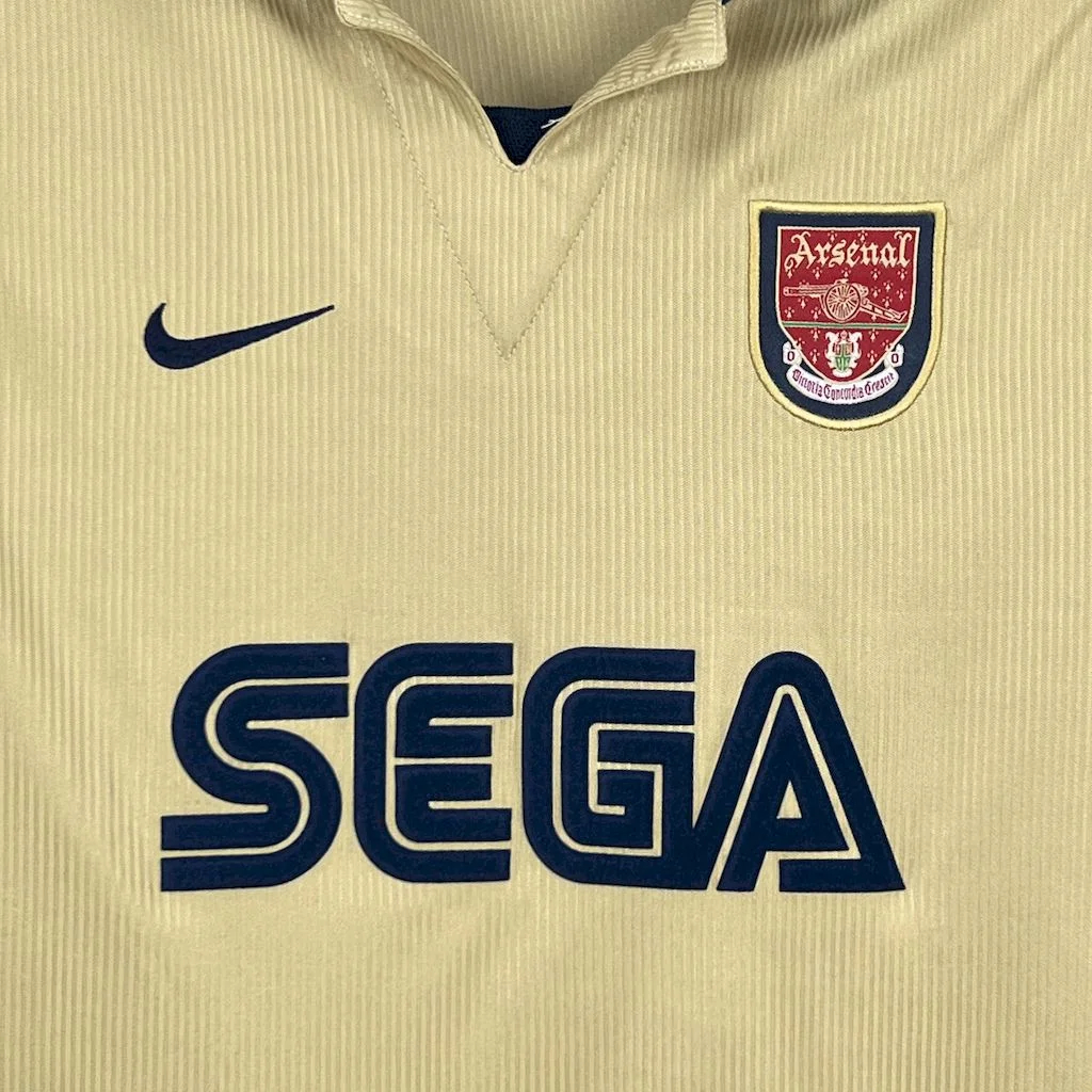 AlphaJersey-Retro Arsenal 2001-02 Away Long Sleeves Jersey