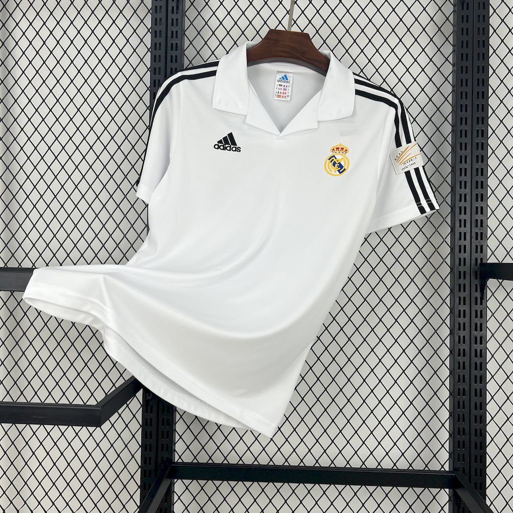 AlphaJersey-Retro Real Madrid 2001-02 European Home Jersey