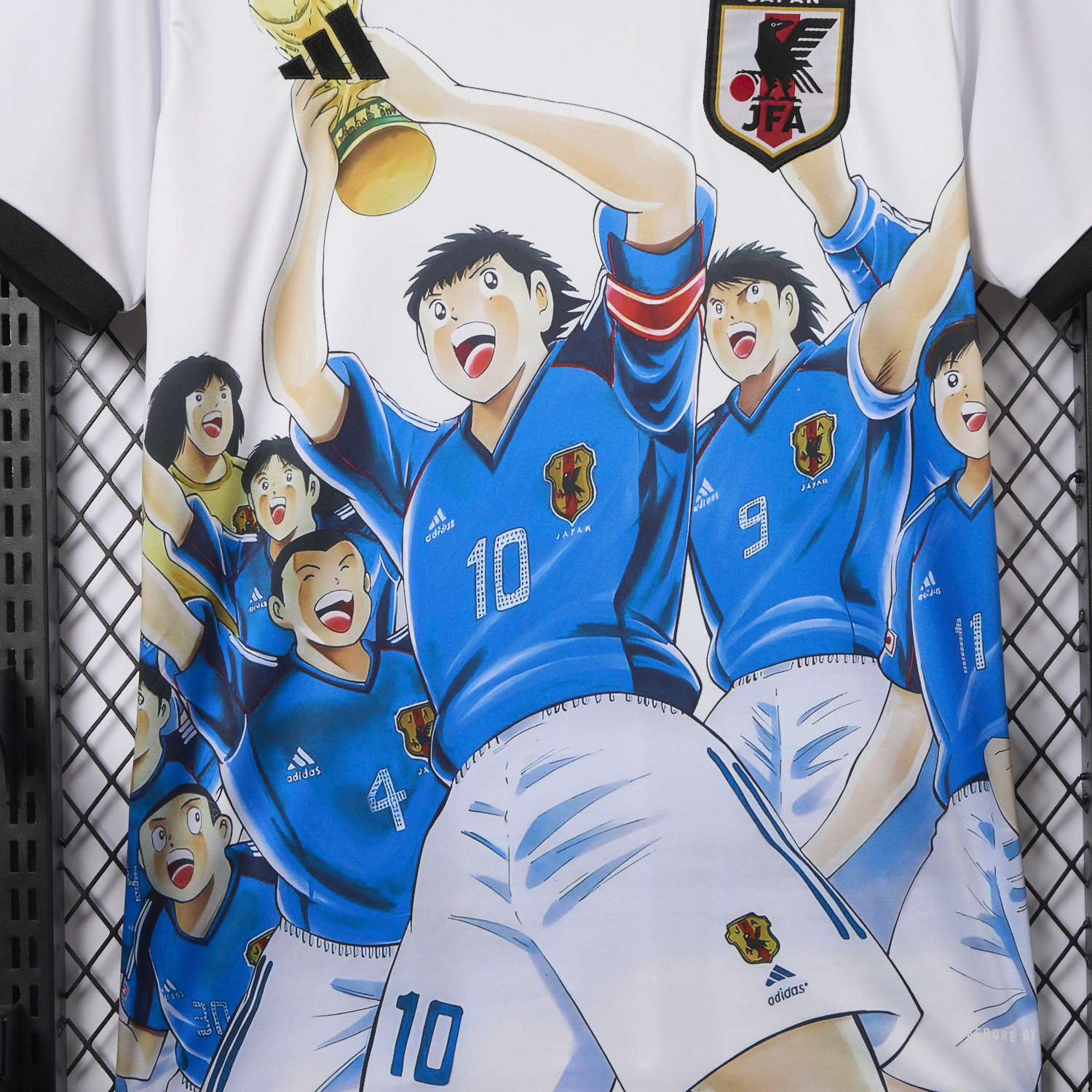 AlphaJersey-Japan 25-26 Captain Tsubasa World Cup Champion Special Jersey - Fans Version