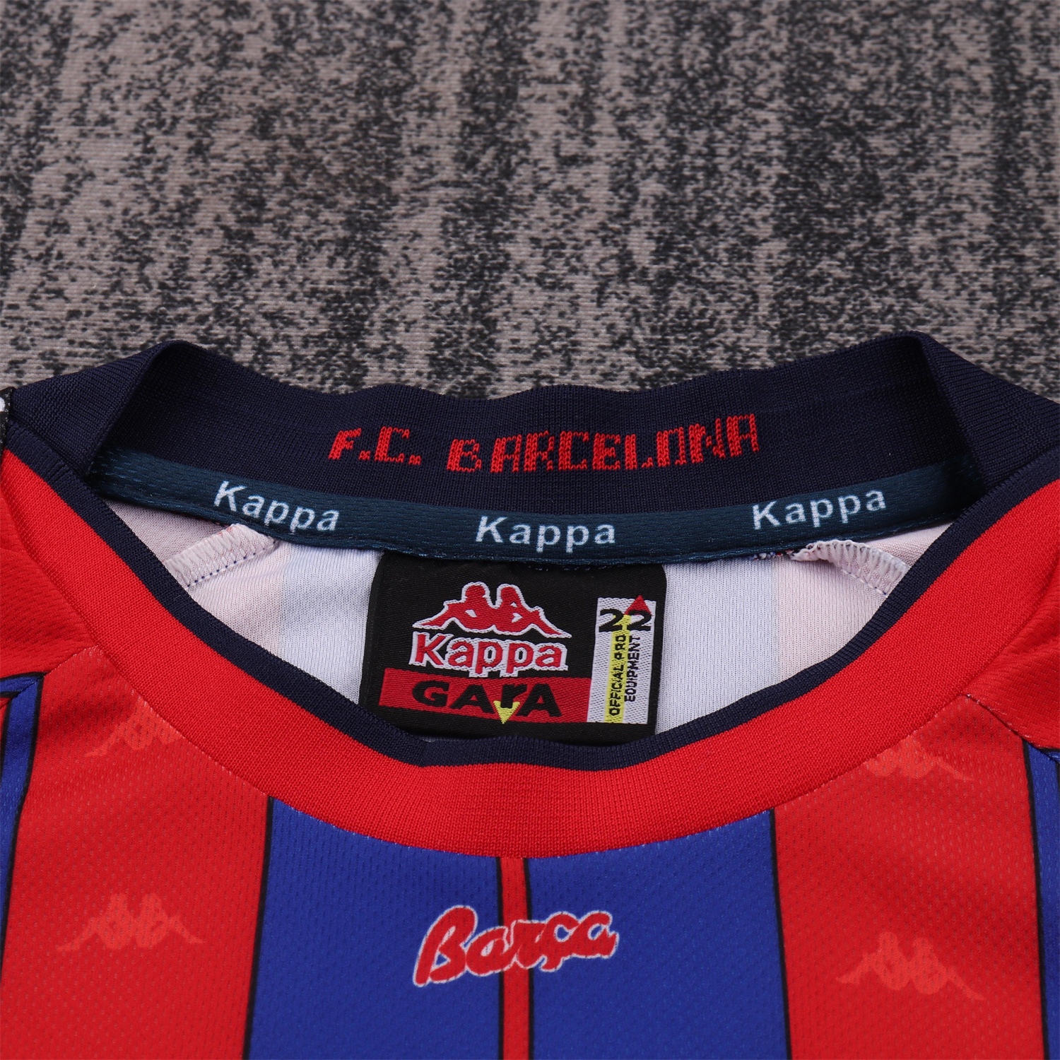 AlphaJersey-Retro Barcelona 1997-98 Home Kids Kit