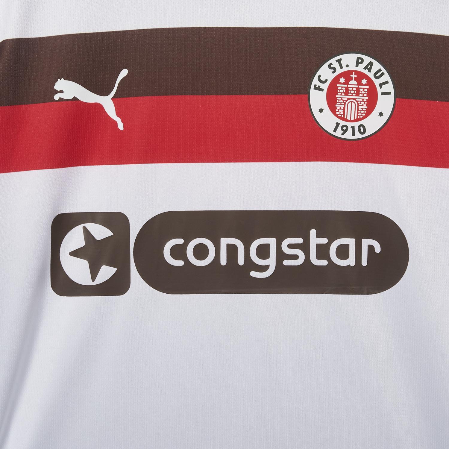 AlphaJersey-St. Pauli 25-26 Away White Jersey - Fans Version