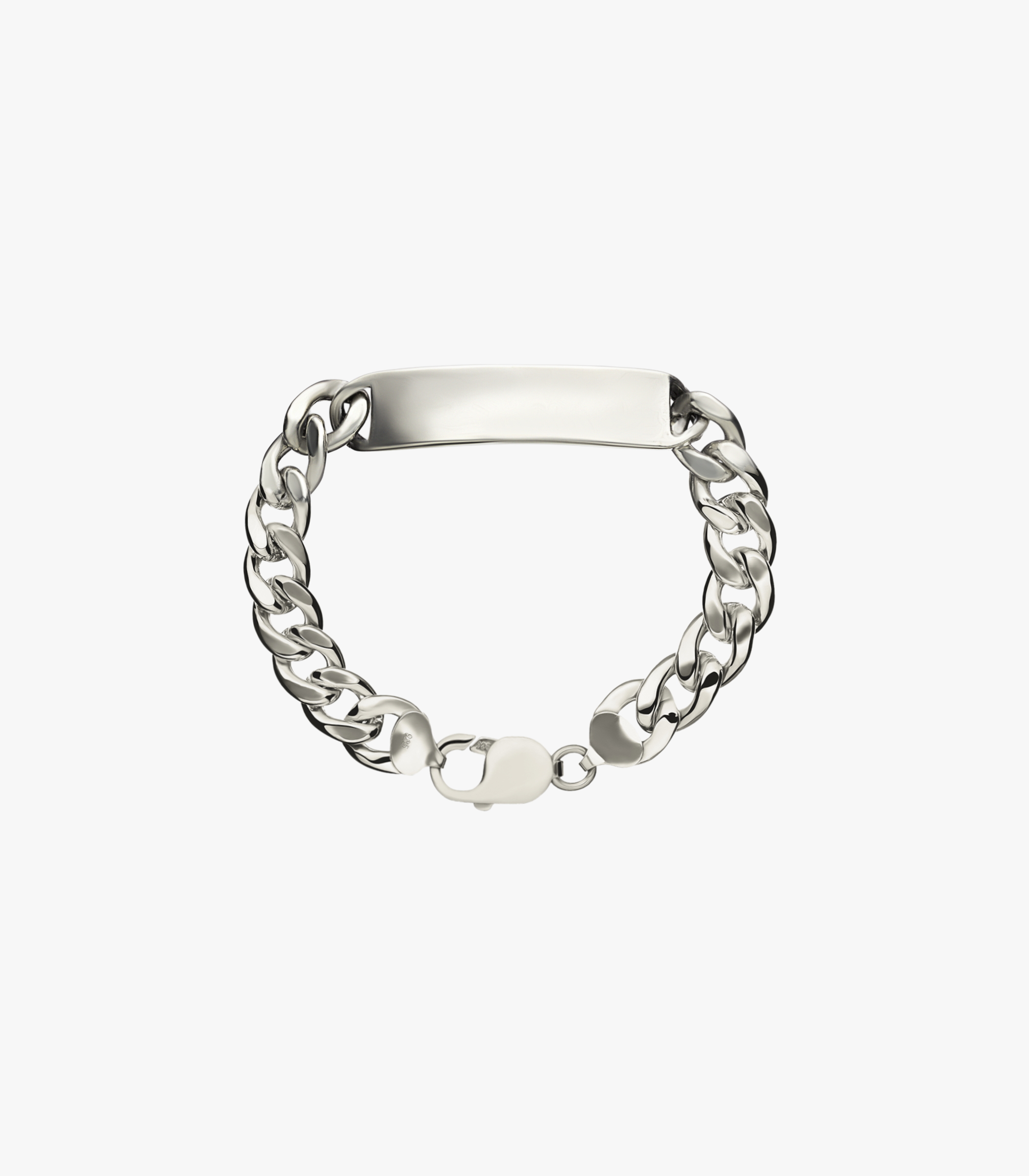 Silver ID Bracelet | Modern Menswear by yycbvcnbmmnbm