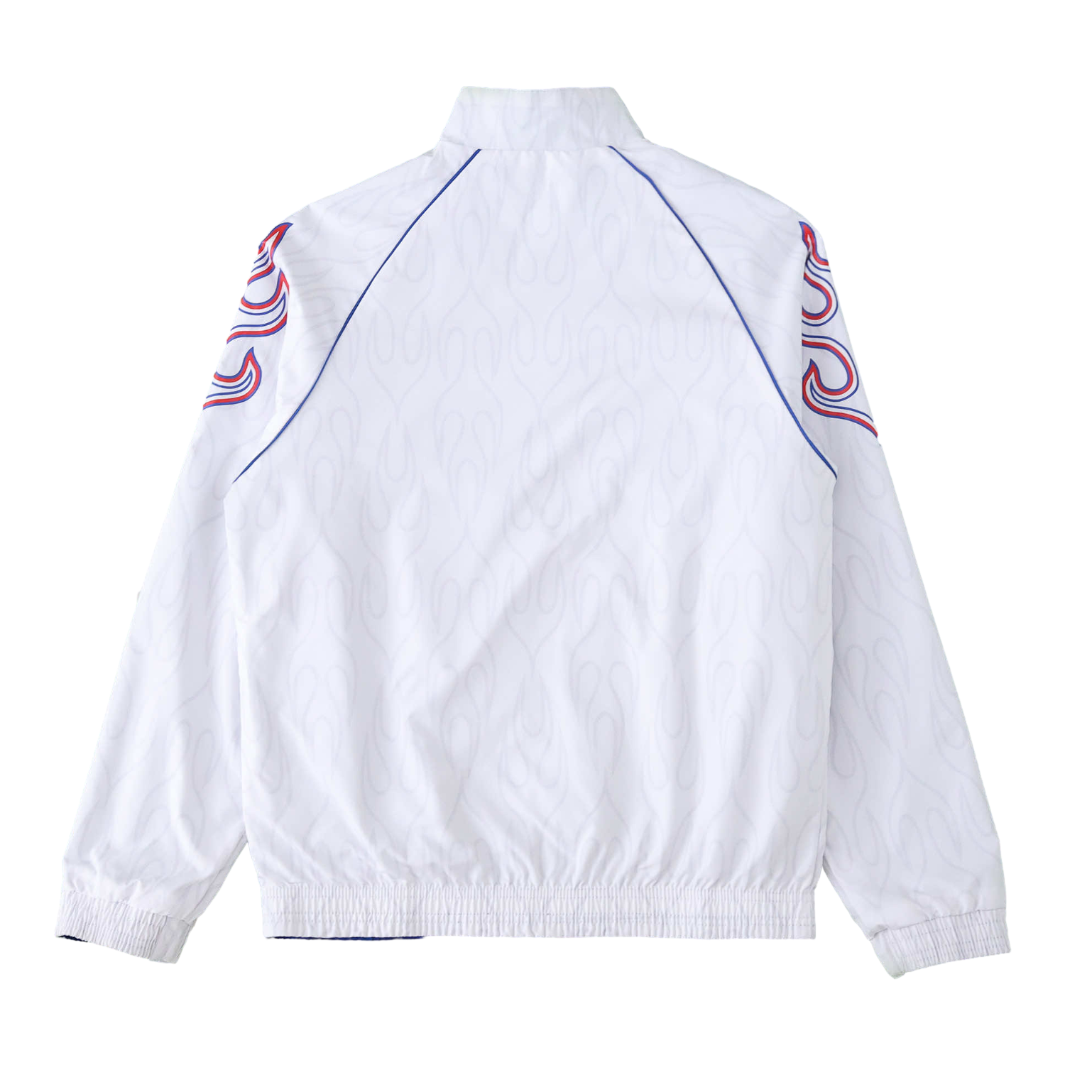 AlphaJersey-Retro Japan 1998 Throwback Double Sided Reversible Windbreaker - White & Blue