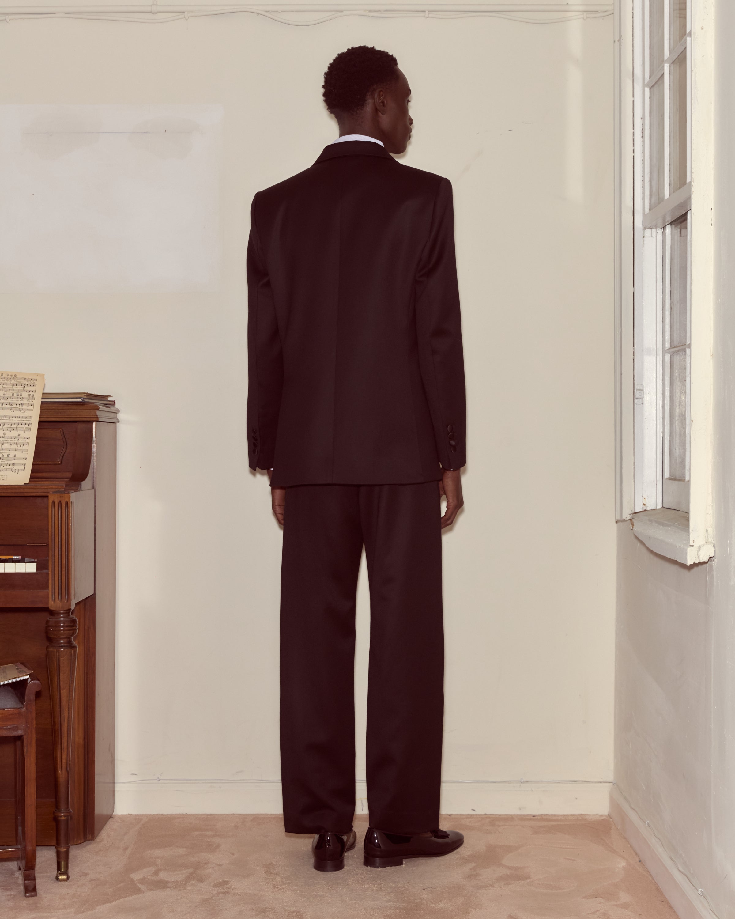 Barathea Single Breasted Tuxedo Jacket | Modern Menswear by yycbvcnbmmnbm