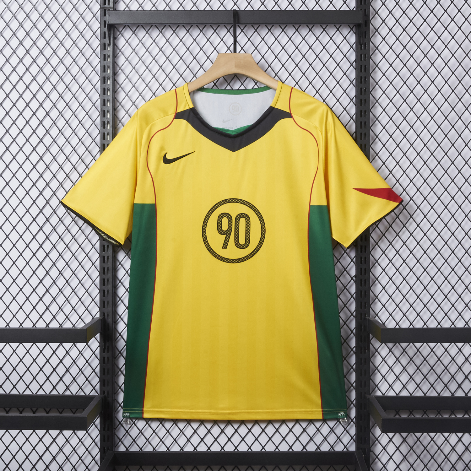 AlphaJersey-Brazil 25-26 Retro Style Total 90 Yellow Jersey - Fans Version