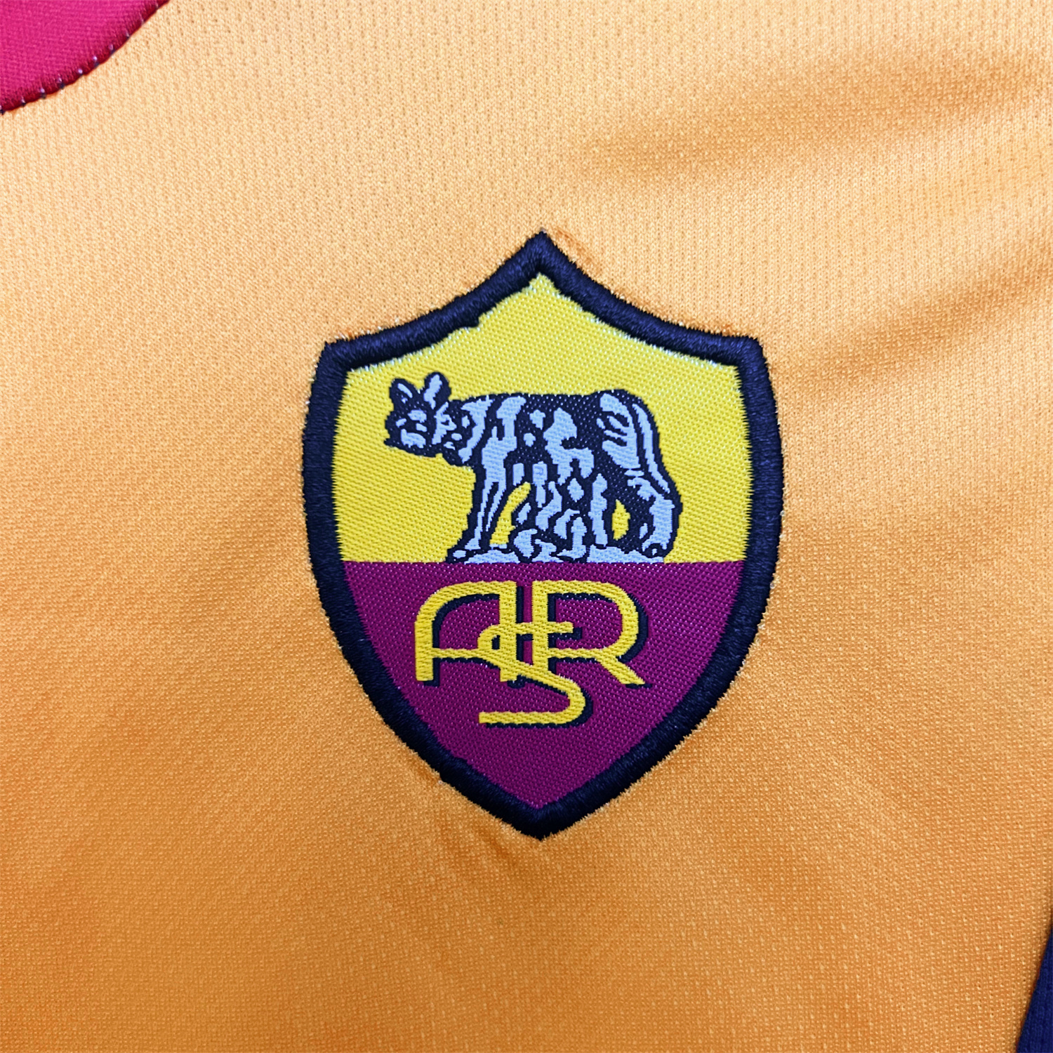 AlphaJersey-Retro Roma 2001-02 Home Kids Kit