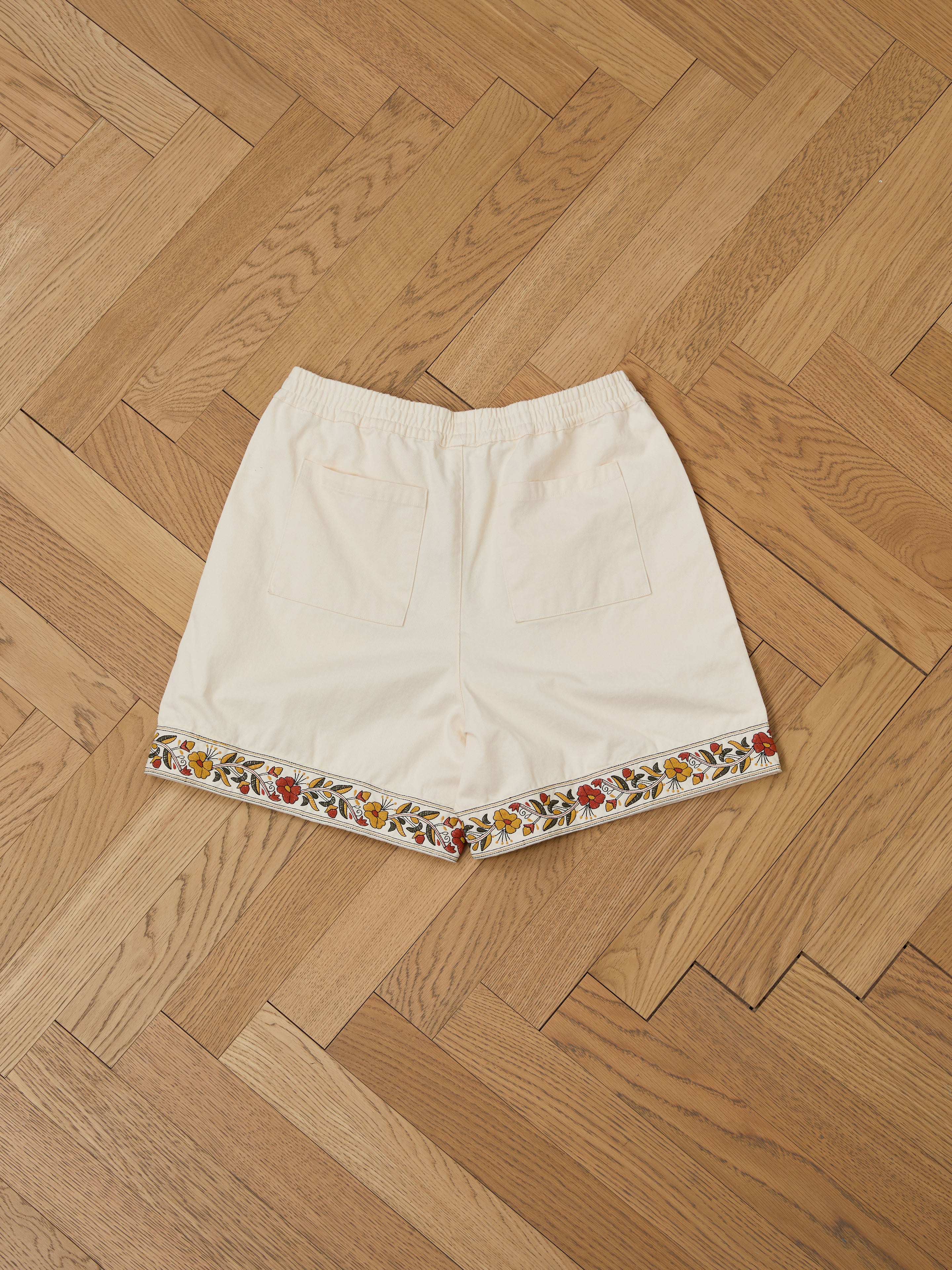 Kantha Floral Work Shorts | Modern Menswear by yycbvcnbmmnbm