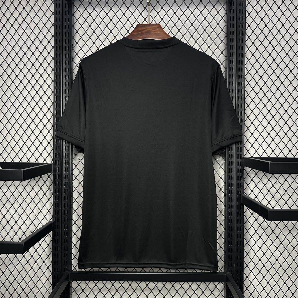 AlphaJersey-Brazil 2024 Black Christ the Redeemer Statue Jersey - Fans Version