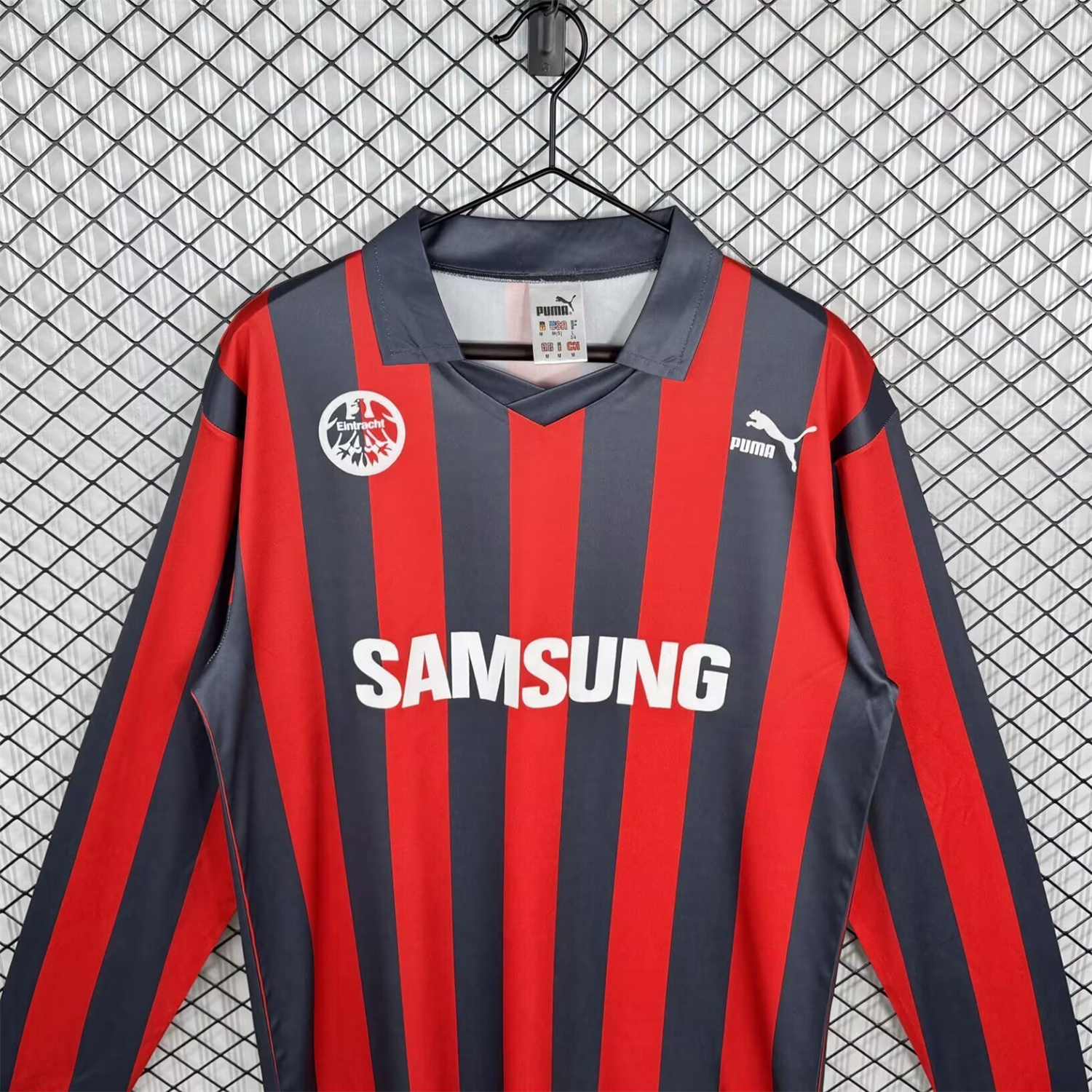 AlphaJersey-Retro Frankfurt 1991-92 Home Long Sleeves Jersey