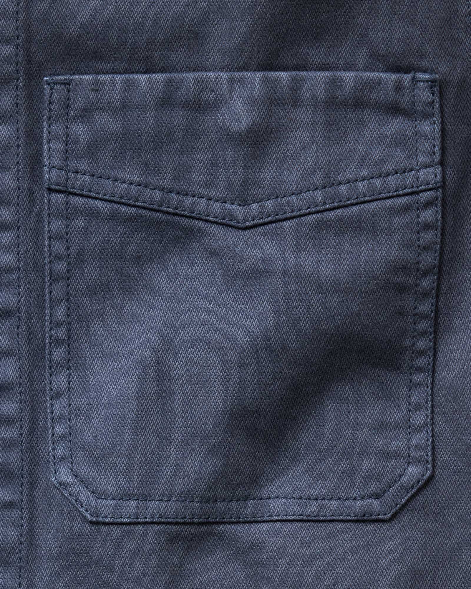 The Station Jacket in Petrol Blue Broken Twill | Modern Menswear by yycbvcnbmmnbm