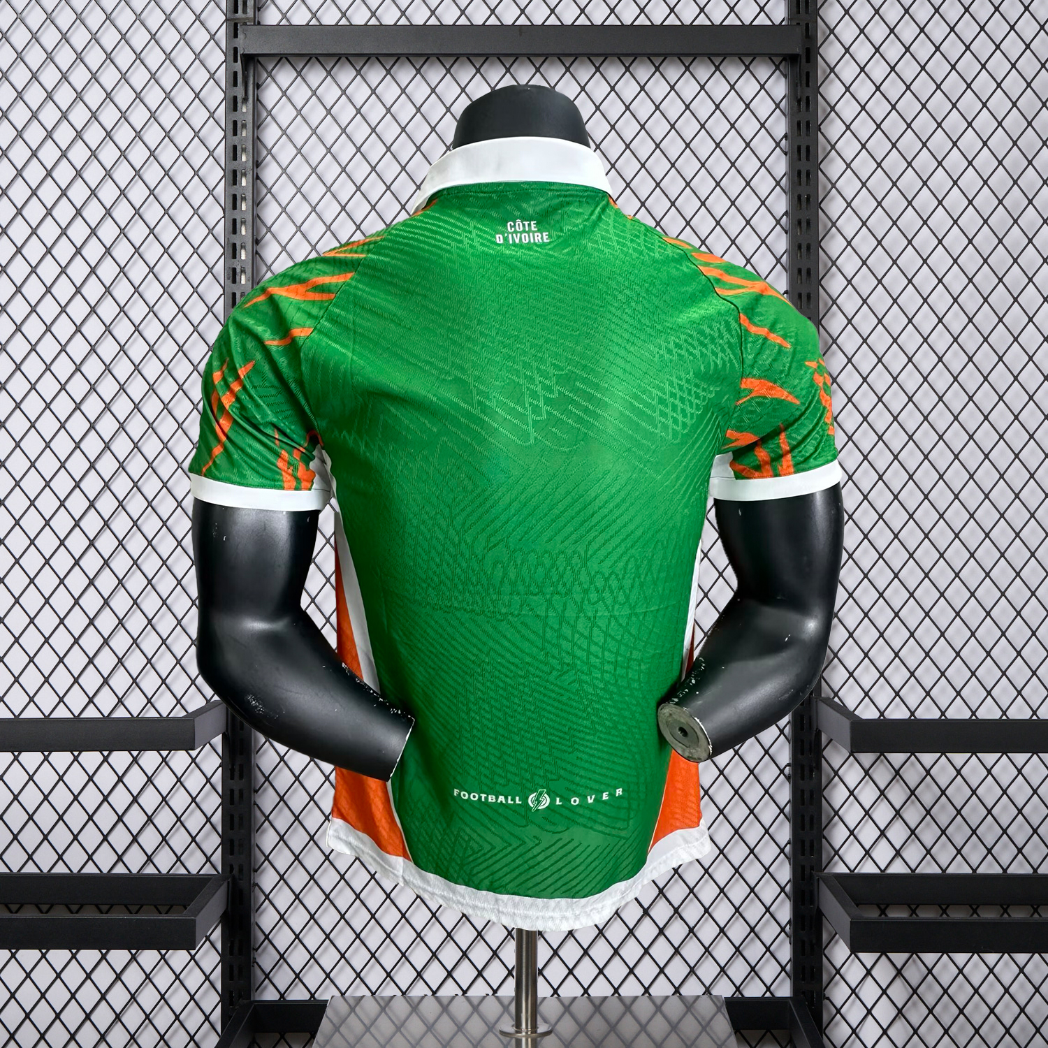 AlphaJersey-Ivory Coast 25-26 Elephant And Kid Green Jersey - Player Version