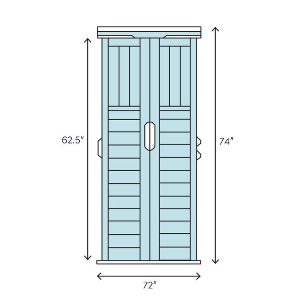 Outdoor Living Today Grand Garden Chalet 6 ft. W x 3 ft. D Solid Wood Tool Shed
