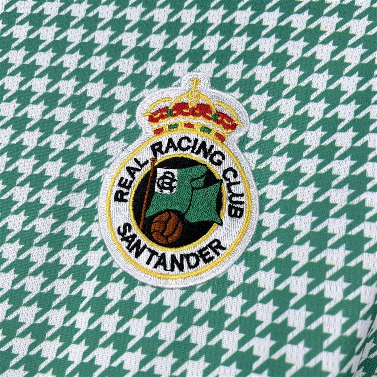 AlphaJersey-Racing de Santander 25-26 White And Green Special Jersey - Fans Version