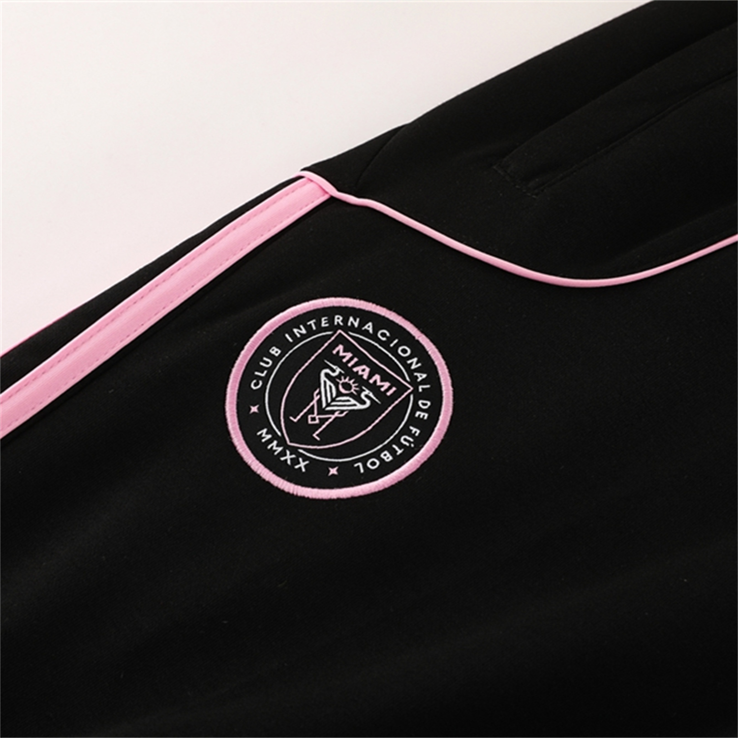 AlphaJersey-INT M.A.M 25-26 Long Sleeves Training Hoodie Set - Black Hoodie + Pants