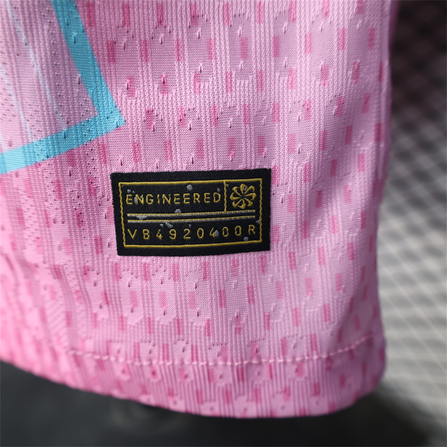 AlphaJersey-Barcelona 25-26 Pink and Light Blue Stripes Jersey - Player Version
