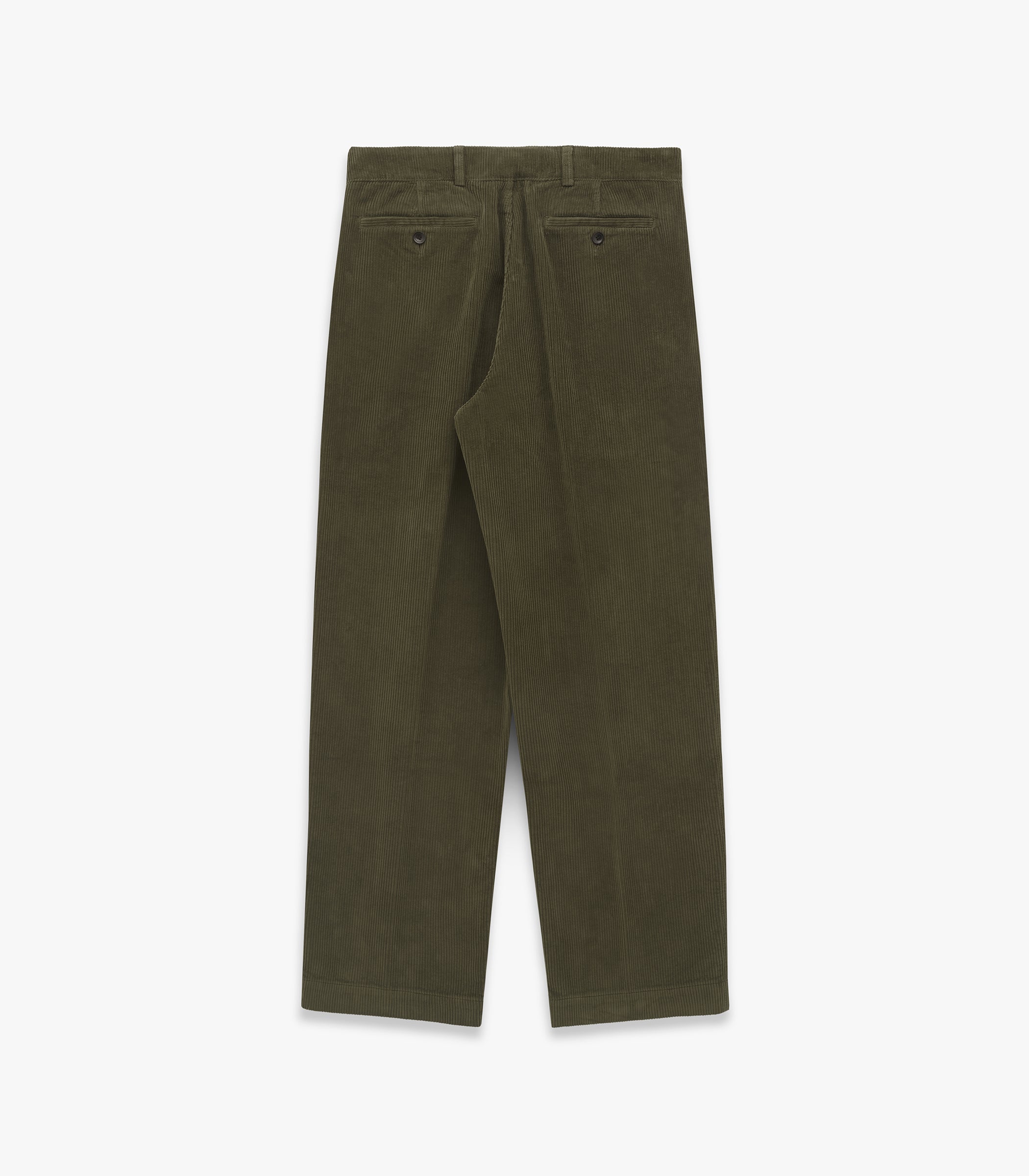 Canal Pleated Corduroy Cotton Pant | Modern Menswear by yycbvcnbmmnbm