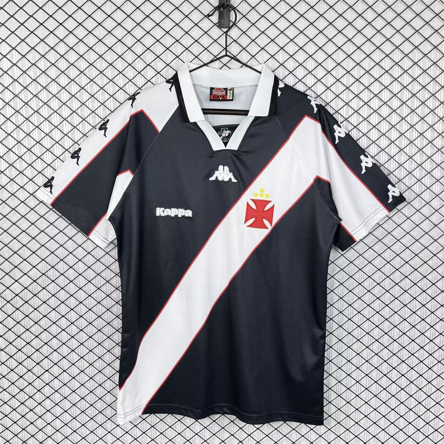 AlphaJersey-Retro Vasco da Gama 1997 Home Black Jersey
