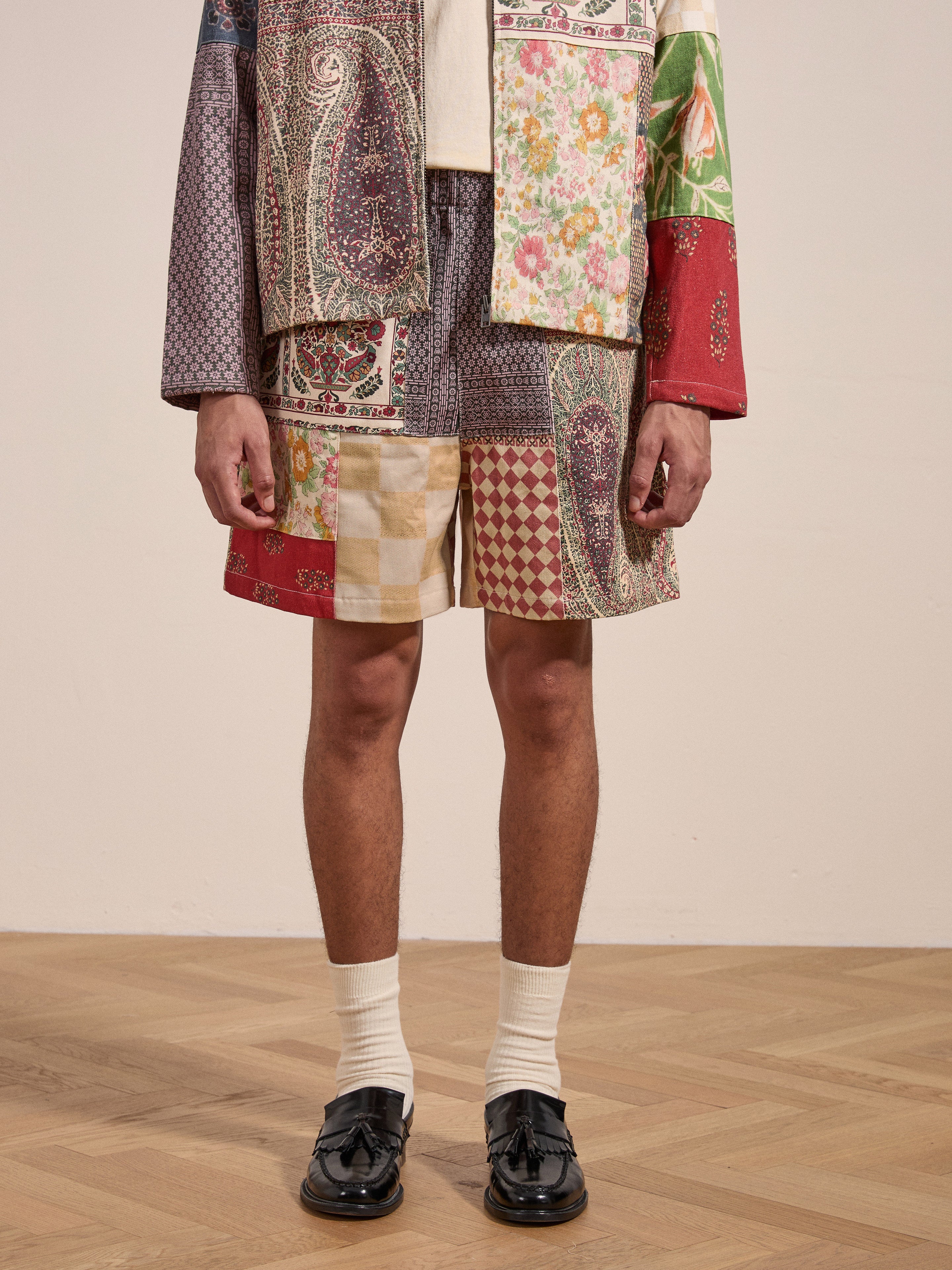 Tapestry Twill Shorts | Modern Menswear by yycbvcnbmmnbm