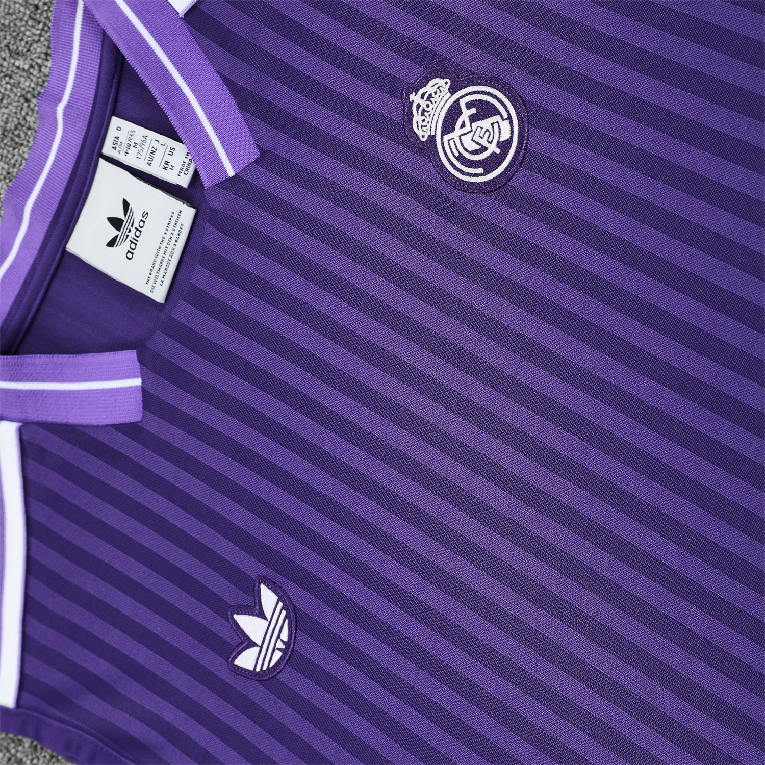 AlphaJersey-Real Madrid 25-26 Vest Training Set - Pure Purple Vest & Purple Shorts