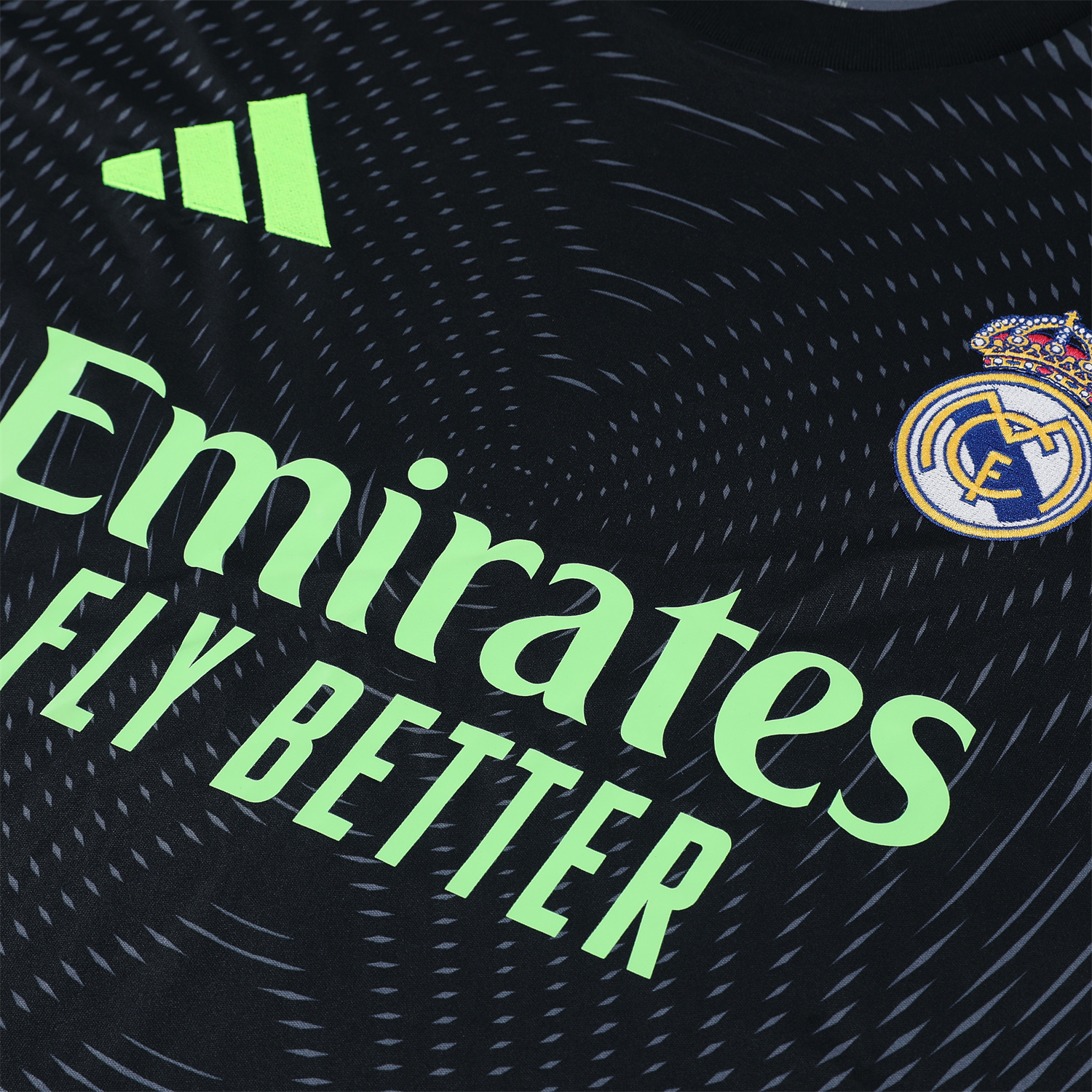 AlphaJersey-Real Madrid 25-26 Long-Sleeve Training Set - Deep Gray Top & Gray Shorts