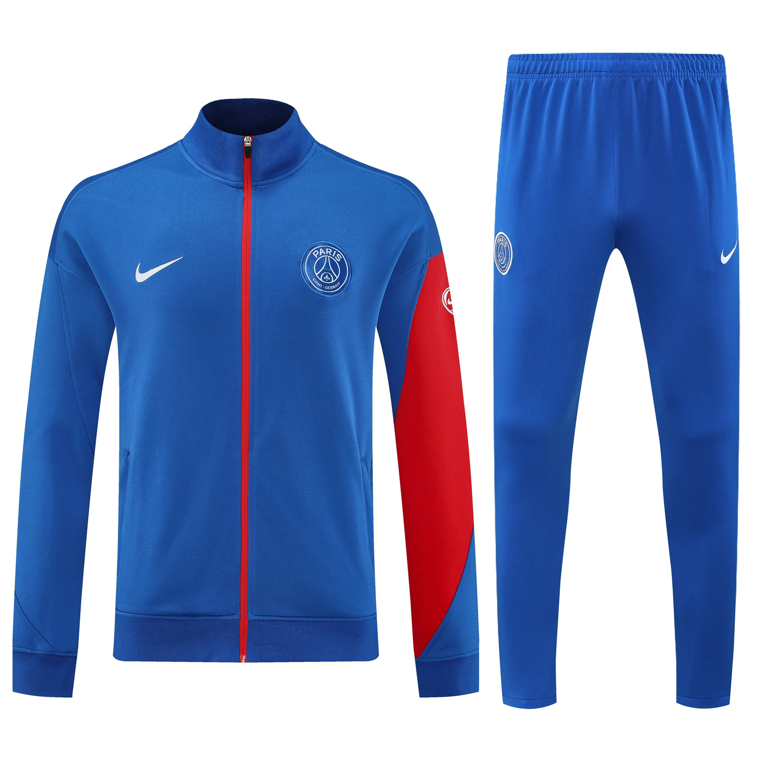 AlphaJersey-Paris Saint-Germain PSG 25-26 Jacket Training Tracksuit - Blue Jackets & Blue Pants