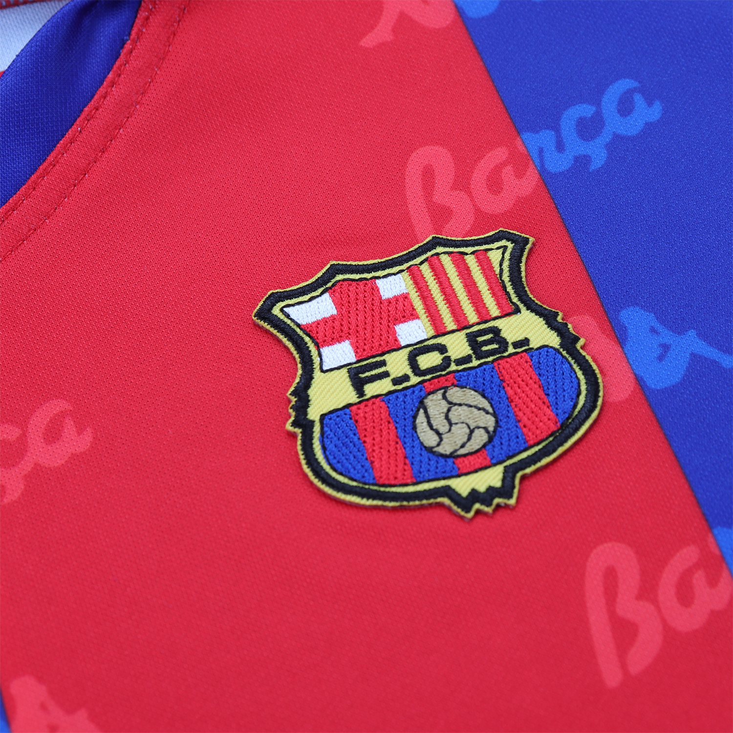 AlphaJersey-Retro Barcelona 1992-95 Home Kids Kit