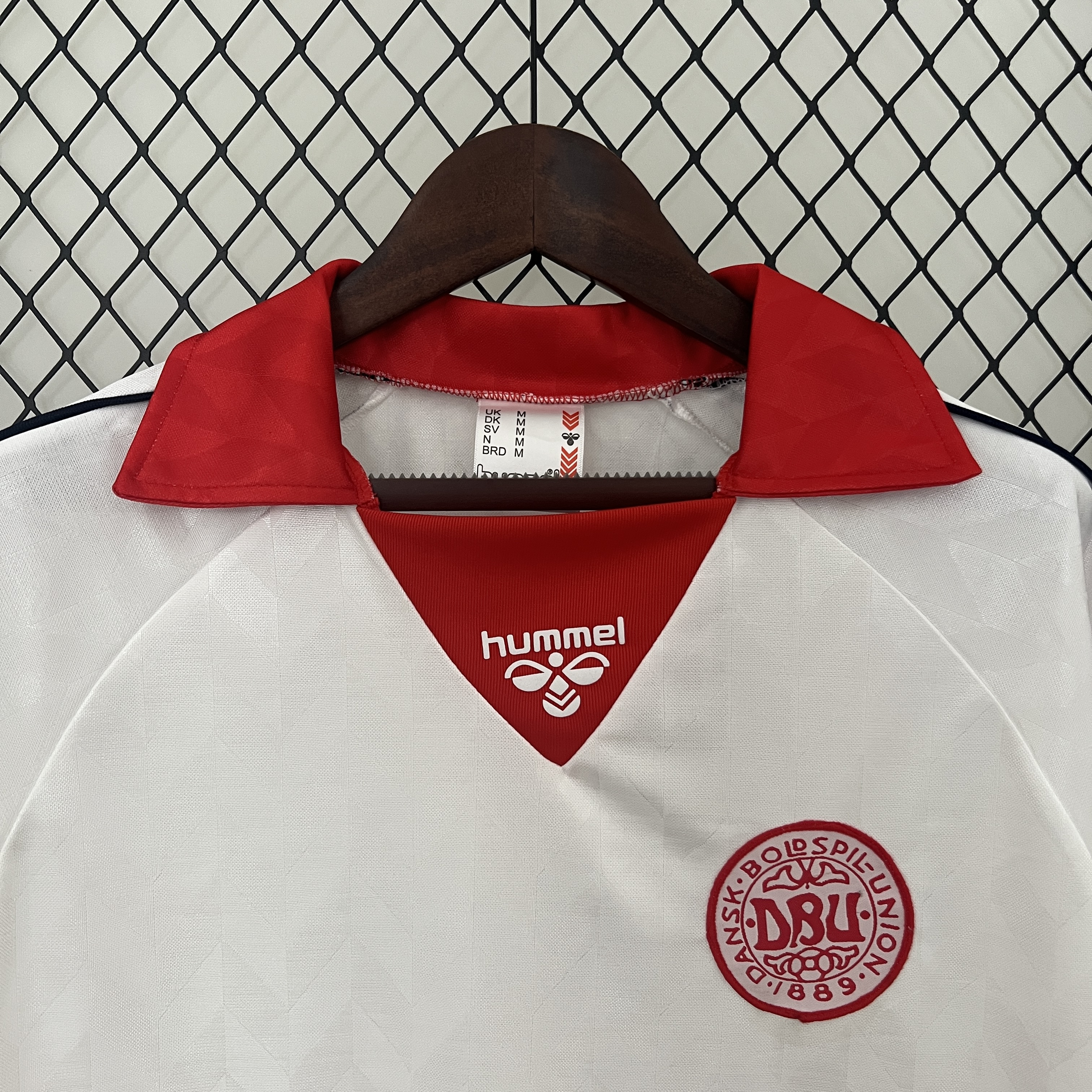 AlphaJersey-Retro Denmark 1988 Away Jersey - Fans Version