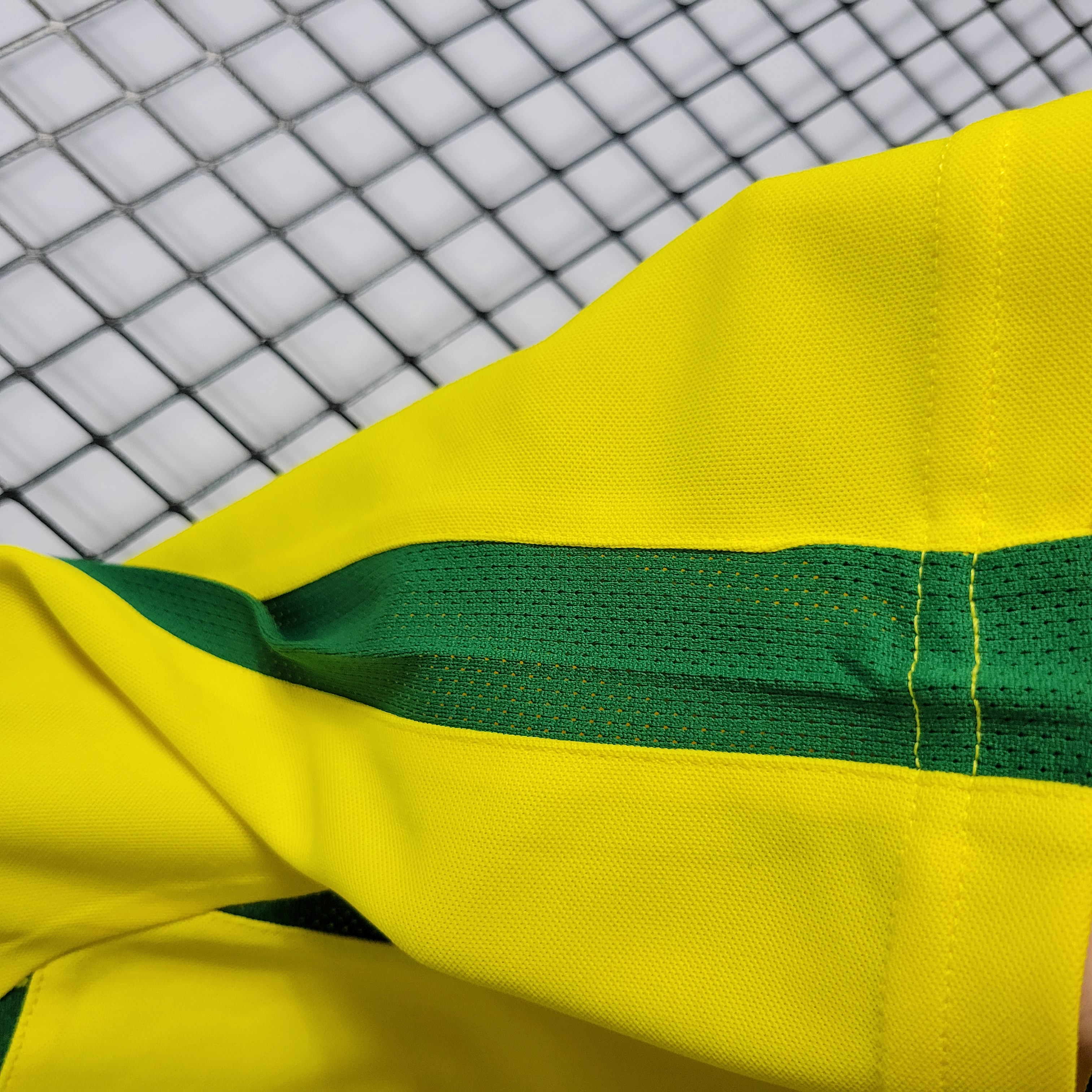 AlphaJersey-Retro Brazil 2002 Home Stadium Jersey