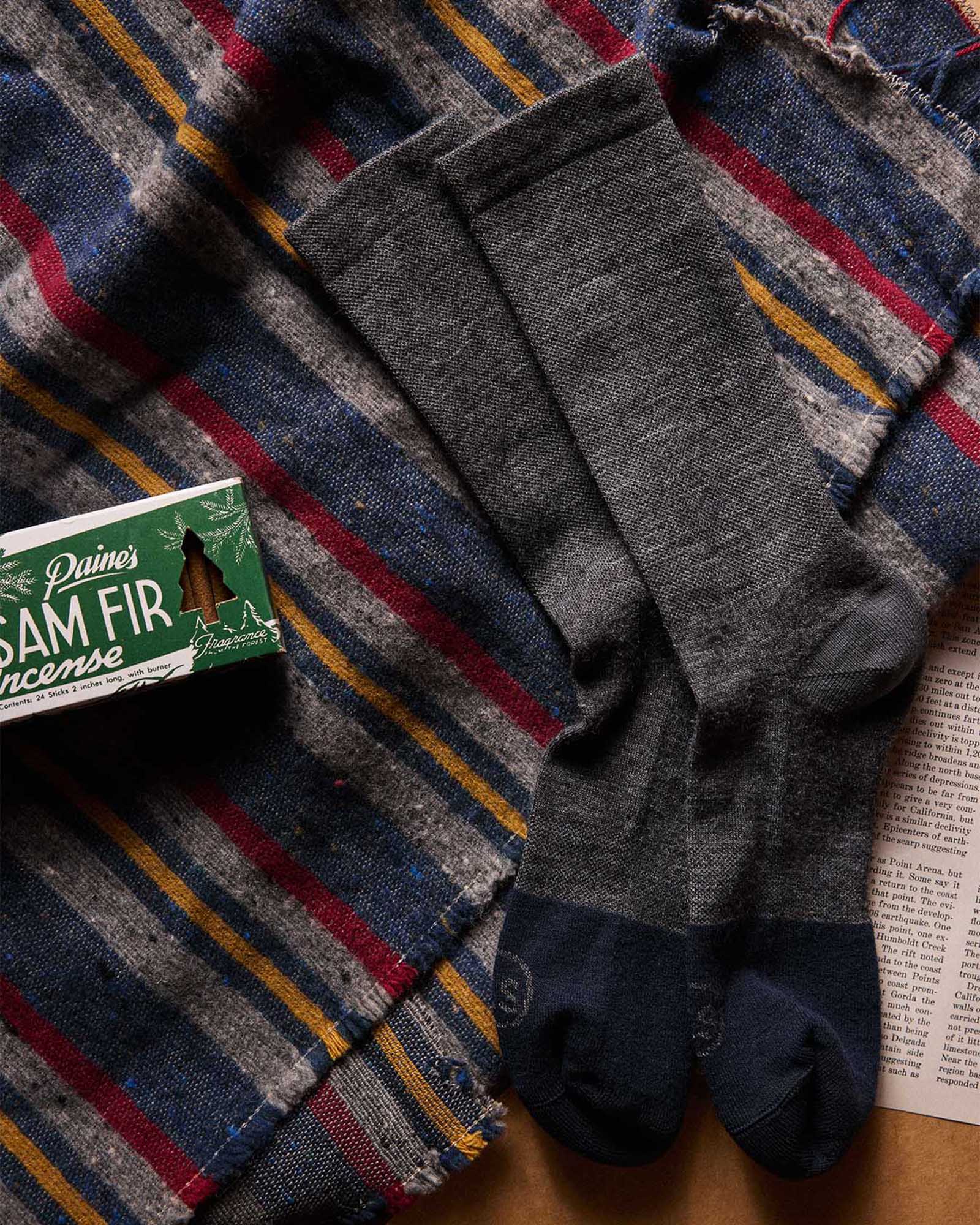 The Merino Sock in Charcoal | Modern Menswear by yycbvcnbmmnbm