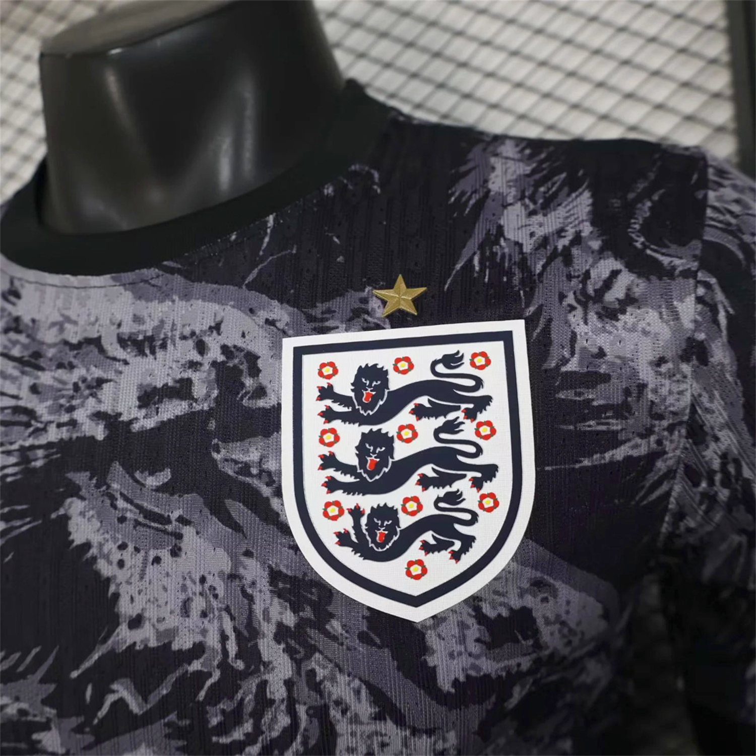 AlphaJersey-England 2026 Lion Black Special Jersey - Player Version