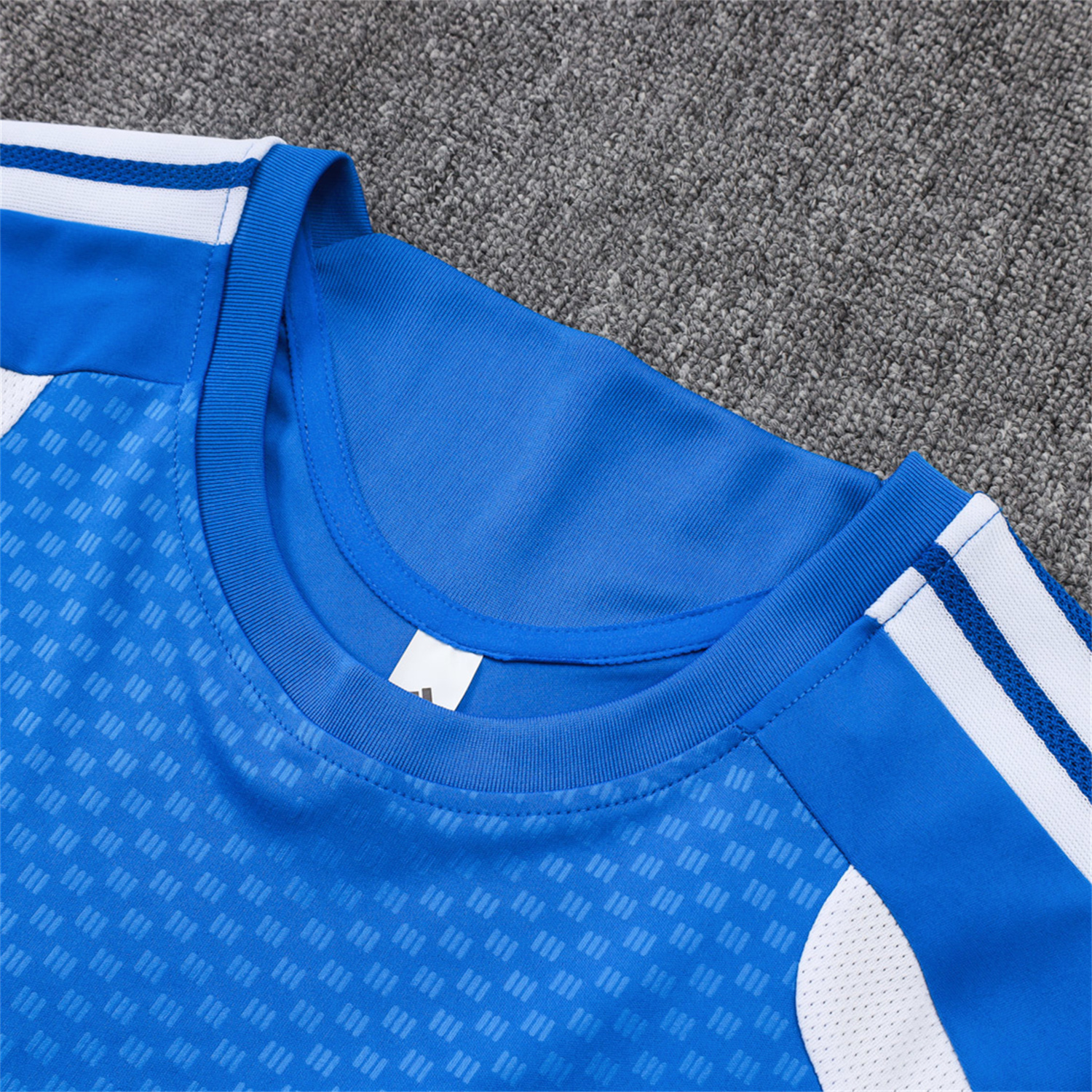AlphaJersey-Cruzeiro 25-26 Short-Sleeve Training Set - Blue Vest & Blue Shorts
