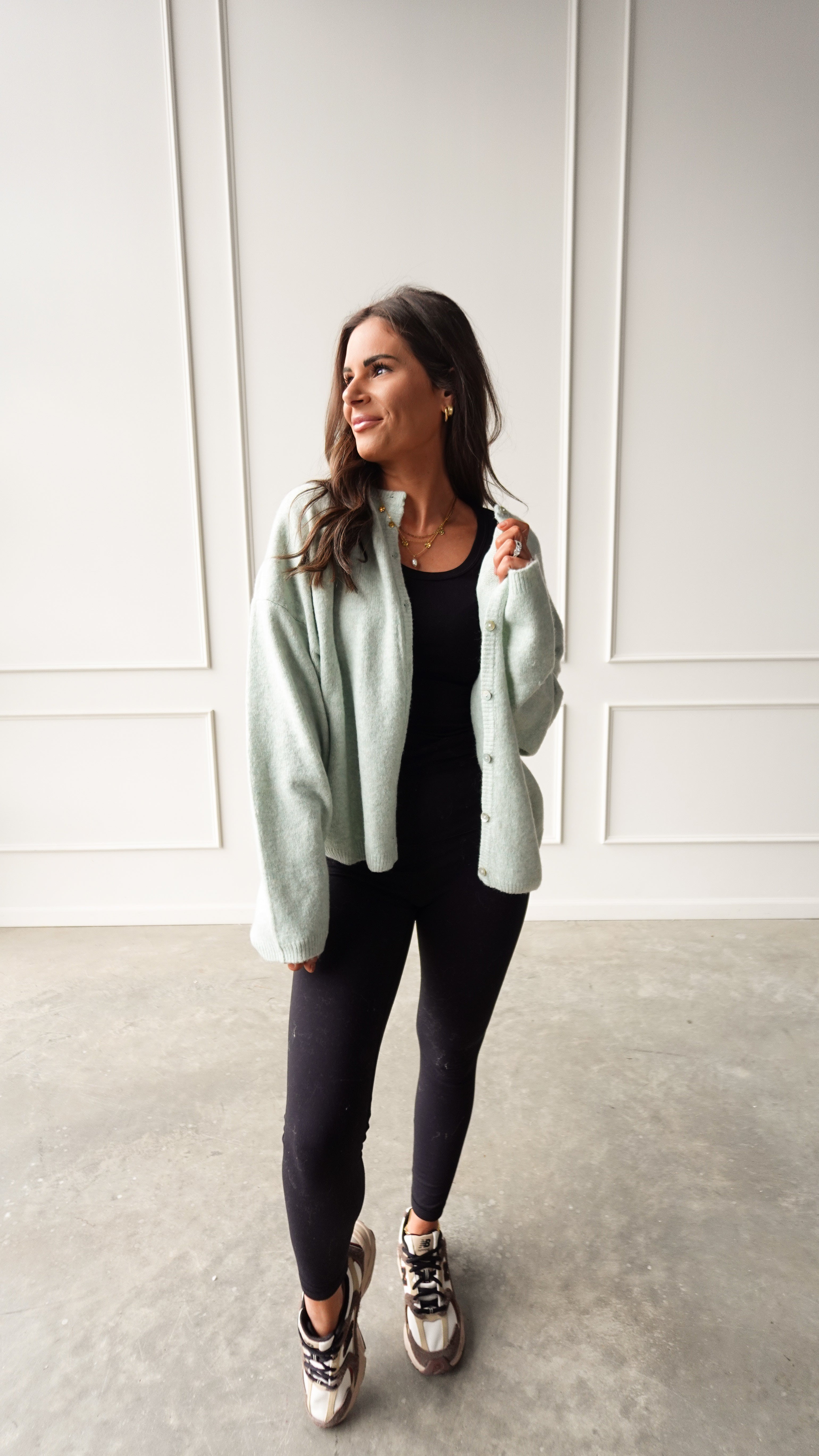 Mint Green Cardigan | Elegant Women's Fashion by coolavocek