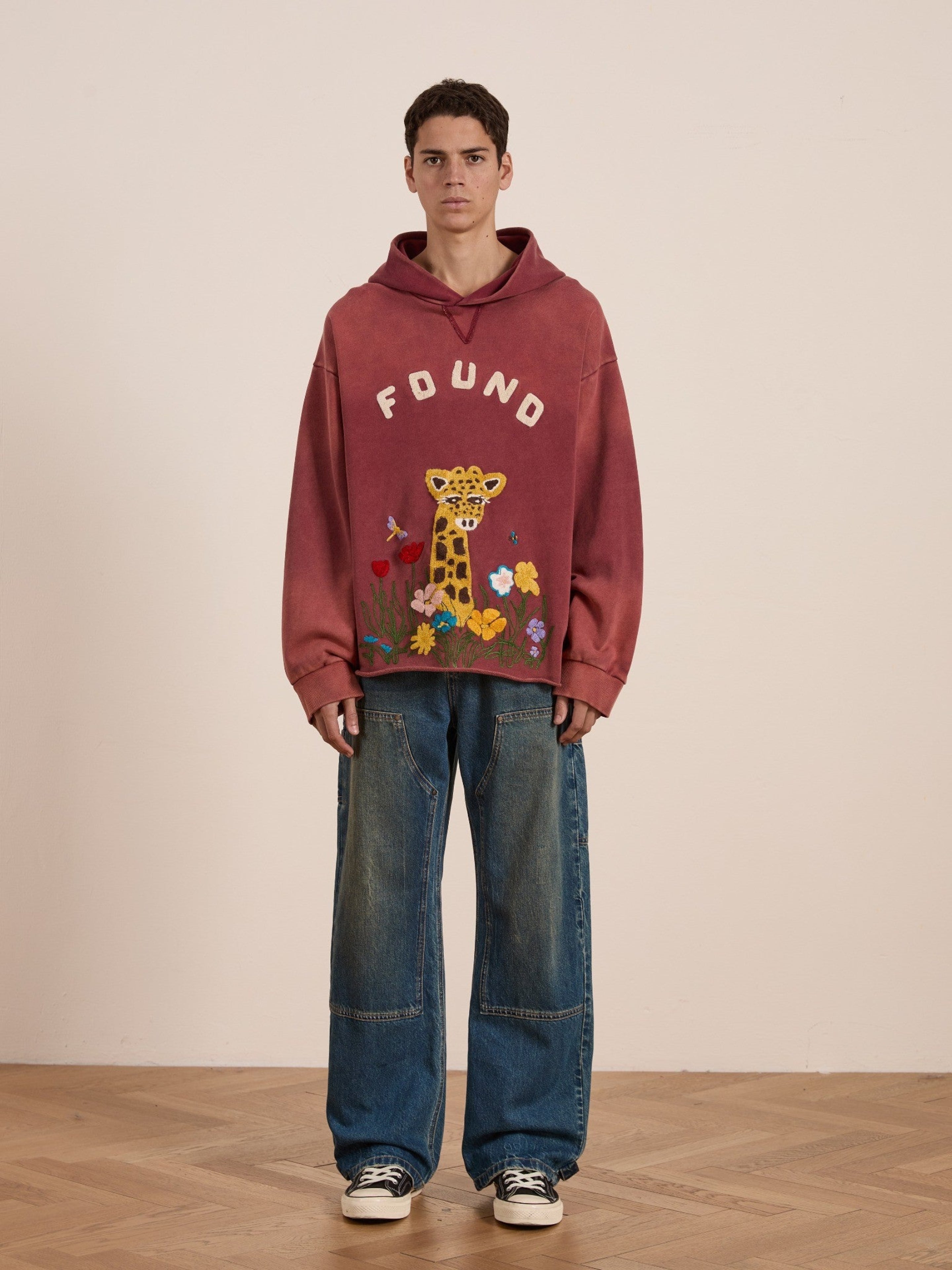 Embroidered Wildlife Hoodie | Modern Menswear by yycbvcnbmmnbm